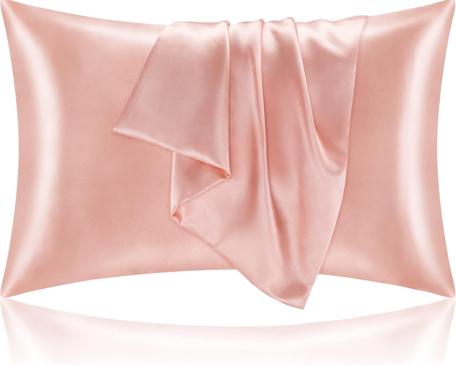 BEDELITE Satin Pillowcase for Hair and Skin, Super Soft and Cooling Similar to Silk Pillow Cases 2 Pack with Envelope Closure, Gift for Women Men(20″x26″ Standard Size, Coral) BEDELITE Satin Pillowcase for Hair and Skin, Super Soft and Cooling Similar to Silk Pillow Cases 2 Pack with Envelope Closure, Gift for Women Men(20″x26″ Standard Size, Coral)