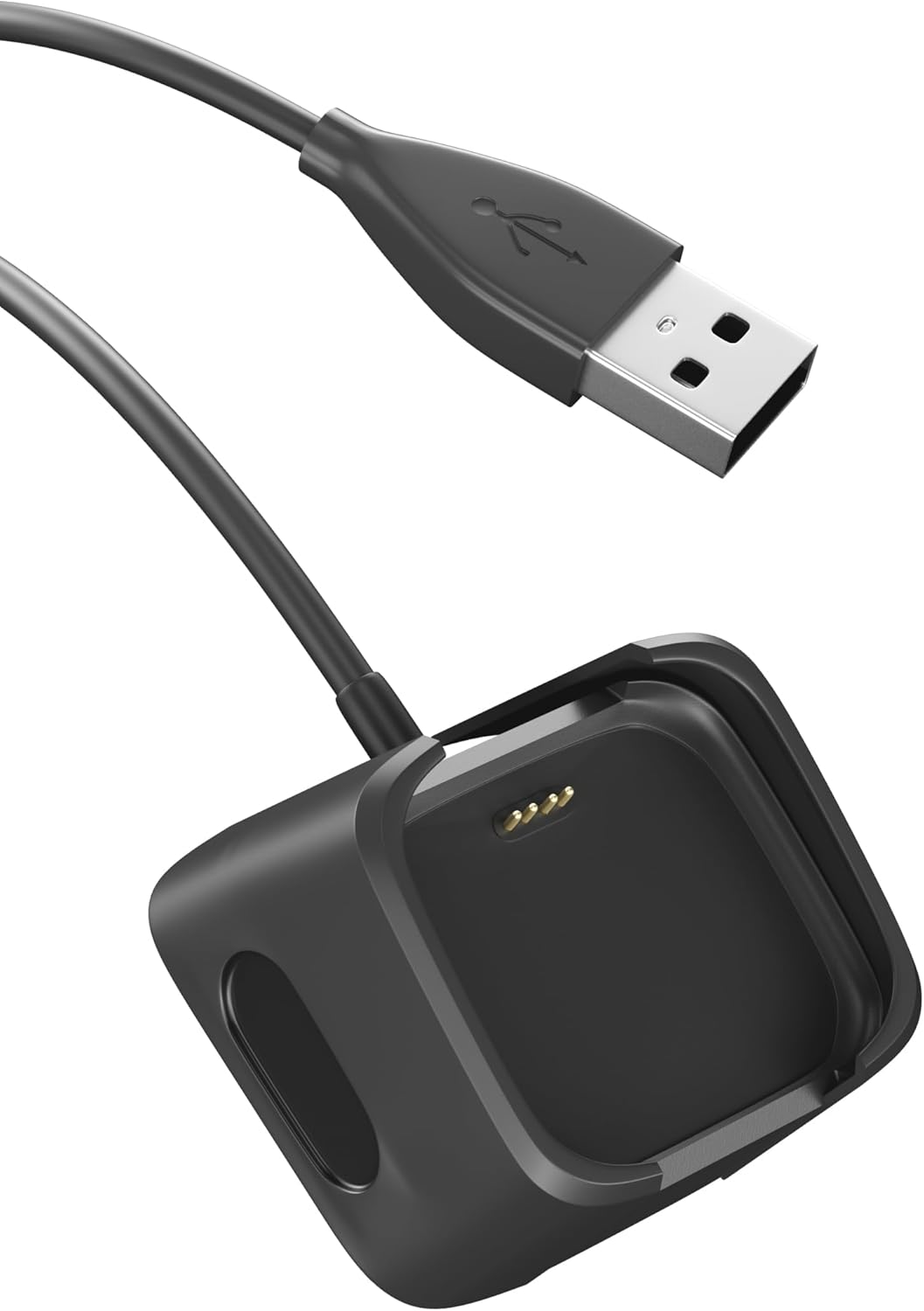 Compatible for Fitbit Versa 2 Charger Replacement USB Charging Cable Dock Stand with 3.3ft for Fitbit Versa 2 Health and Fitness Smartwatch-1 Pack Compatible for Fitbit Versa 2 Charger Replacement USB Charging Cable Dock Stand with 3.3ft for Fitbit Versa 2 Health and Fitness Smartwatch-1 Pack