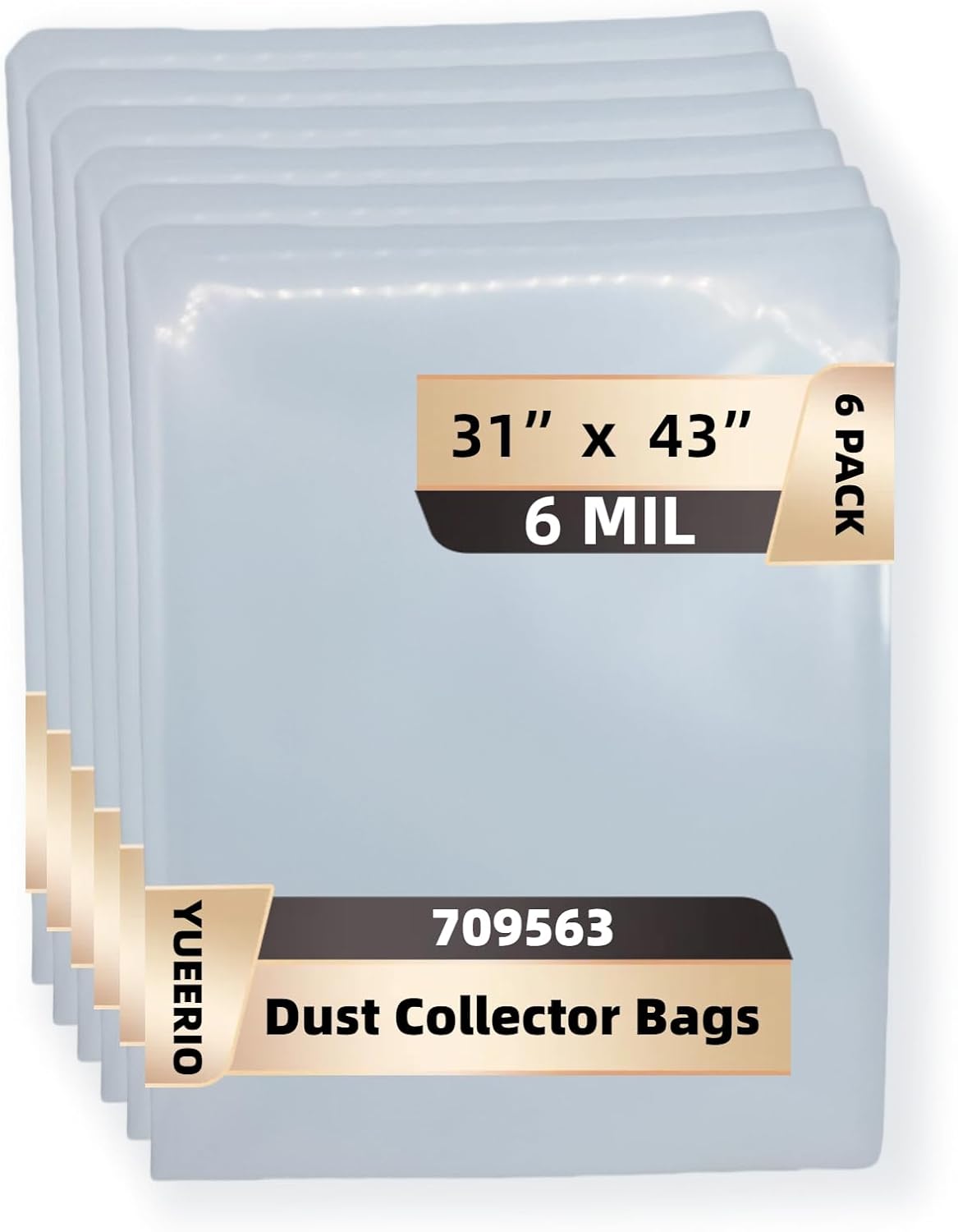 709563 Upgraded Dust Collection Bag Heavy Duty Clear Dust Collector Replacement Bags for JET Dust Collection DC-1100VX DC-1200VX 19.5″ Woodworking Dust Collector Bag Lower 6 pack 709563 Upgraded Dust Collection Bag Heavy Duty Clear Dust Collector Replacement Bags for JET Dust Collection DC-1100VX DC-1200VX 19.5″ Woodworking Dust Collector Bag Lower 6 pack