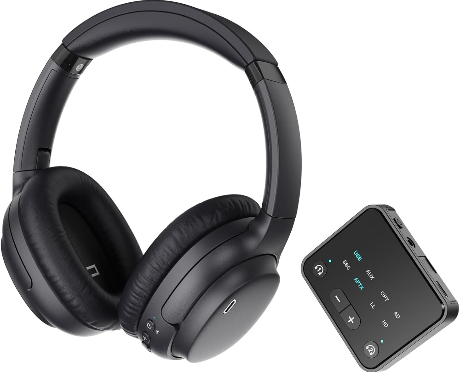 TV Headphones Wireless,Wireless Headphones for tv Watching,Bluetooth Headphones with Transmitter with Optical,RCA,AUX,Plug n Play,50H Playtime,No Delay,Dual Link,165ft Long Range TV Headphones Wireless,Wireless Headphones for tv Watching,Bluetooth Headphones with Transmitter with Optical,RCA,AUX,Plug n Play,50H Playtime,No Delay,Dual Link,165ft Long Range