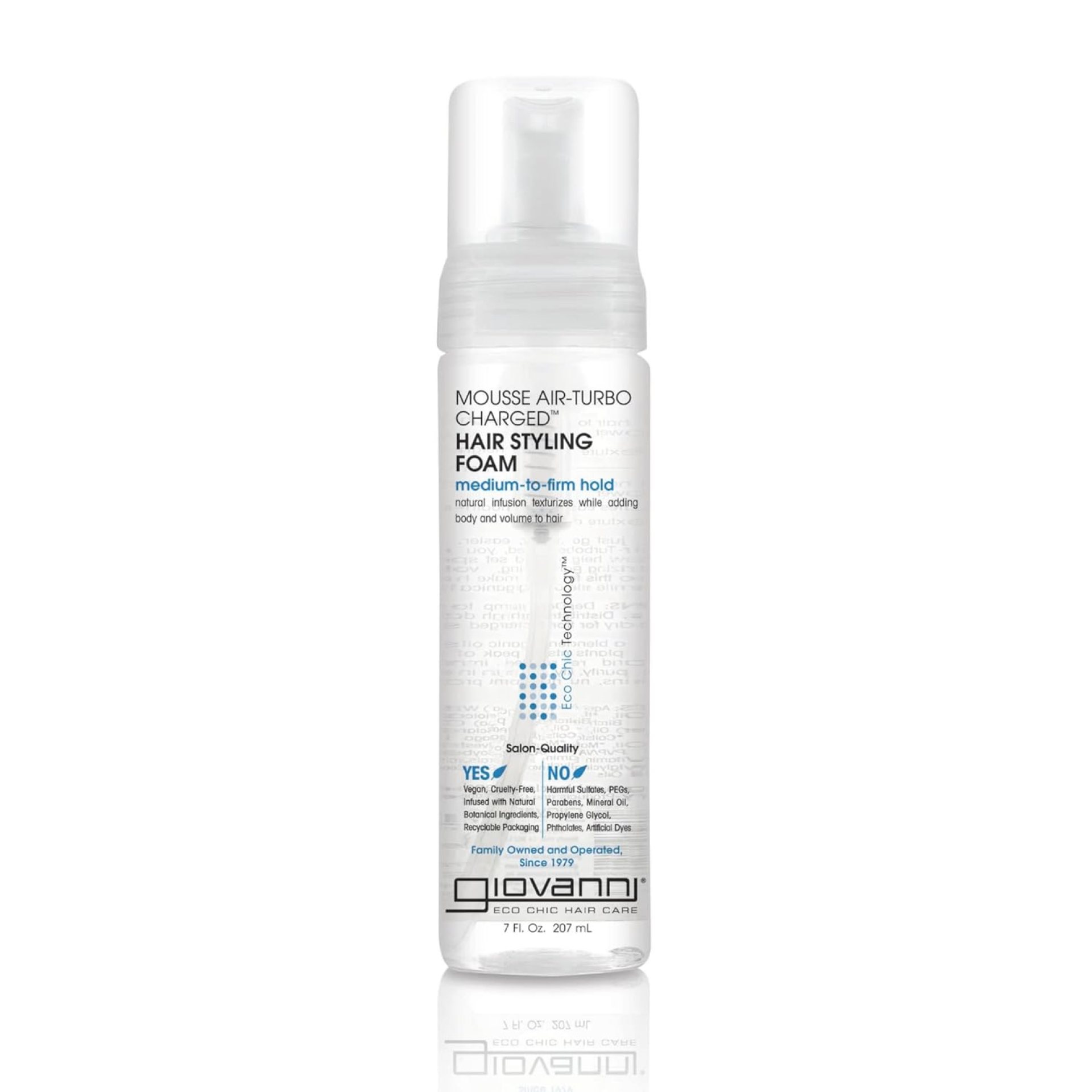 GIOVANNI Mousse Hair Styling Foam – Mousse for Curly Hair, Volumizing Hair Foam for Women & Men, Foaming, Add Texture for Curls & Wavy Hair, Defining & Enhancing – 7 Fl Oz (Pack of 1) GIOVANNI Mousse Hair Styling Foam – Mousse for Curly Hair, Volumizing Hair Foam for Women & Men, Foaming, Add Texture for Curls & Wavy Hair, Defining & Enhancing – 7 Fl Oz (Pack of 1)