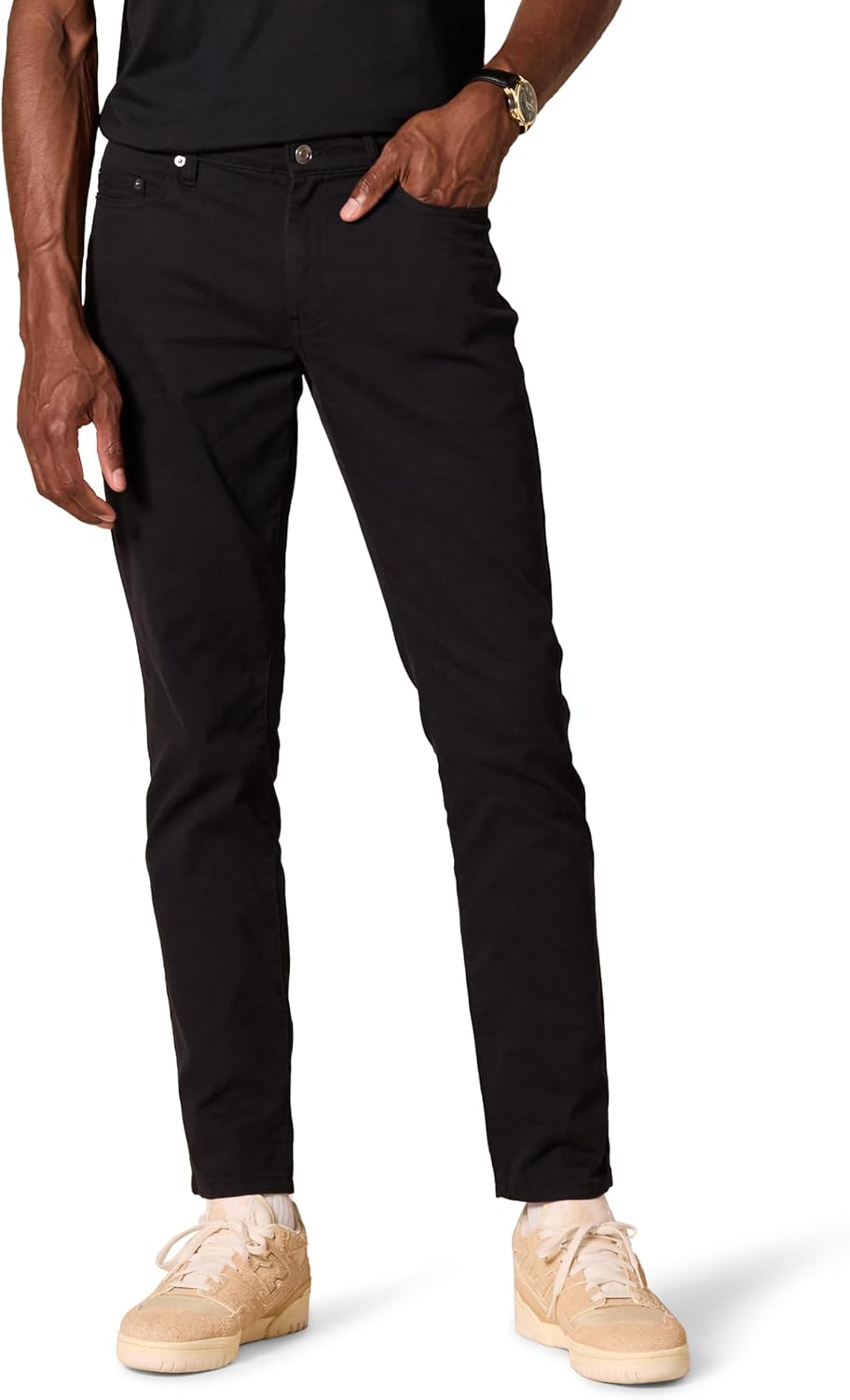 Amazon Essentials Men’s Slim-Fit Pants, 5-Pocket Stretch Twill Design Amazon Essentials Men’s Slim-Fit Pants, 5-Pocket Stretch Twill Design