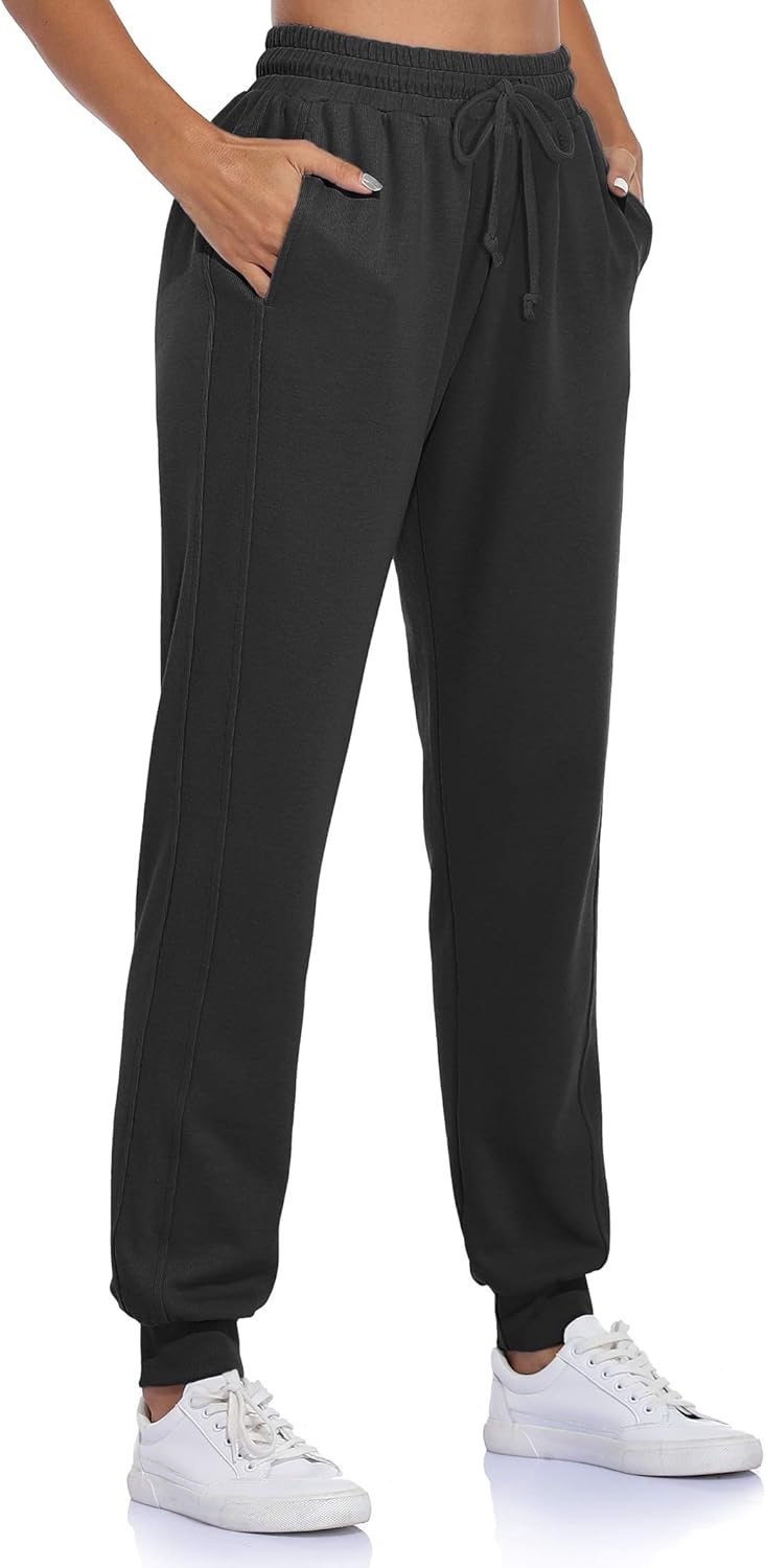 Fulbelle Women’s Cotton Sweatpants with Pockets Drawstring Joggers Yoga Pants Fulbelle Women’s Cotton Sweatpants with Pockets Drawstring Joggers Yoga Pants