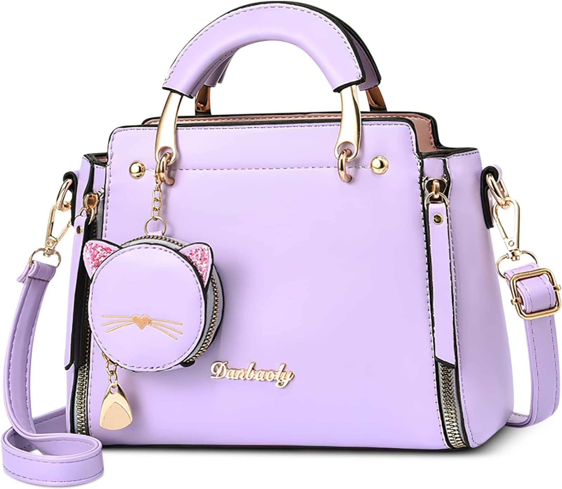 KarFri Women for Handbag Cute Shoulder Bags Casual Travel Crossbody Bag PU Leather Party Shopping Women Handbags Black(Purple) KarFri Women for Handbag Cute Shoulder Bags Casual Travel Crossbody Bag PU Leather Party Shopping Women Handbags Black(Purple)