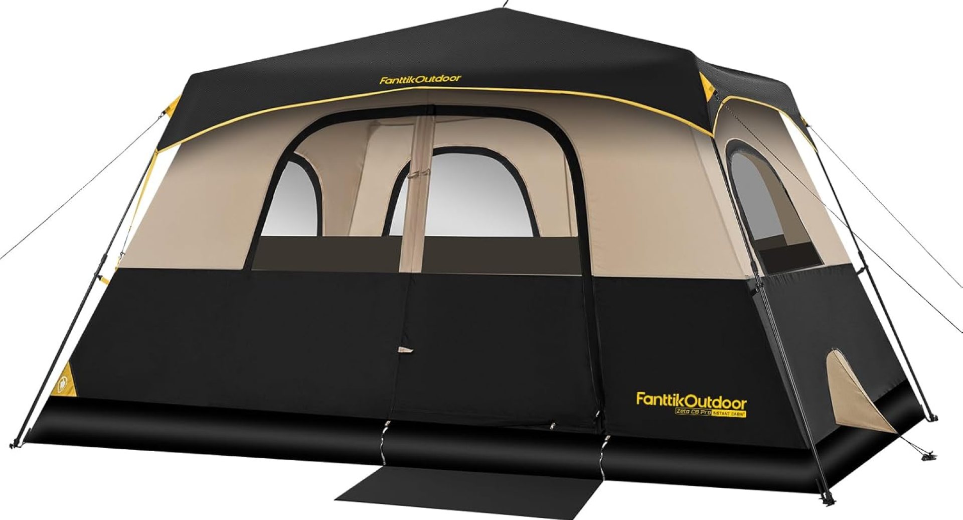 FanttikOutdoor Camping Tent 4/6/8/10 Person Instant Cabin Tent Setup in 60 Seconds with Rainfly & Windproof Portable with Carry Bag for Family Camping & Hiking FanttikOutdoor Camping Tent 4/6/8/10 Person Instant Cabin Tent Setup in 60 Seconds with Rainfly & Windproof Portable with Carry Bag for Family Camping & Hiking