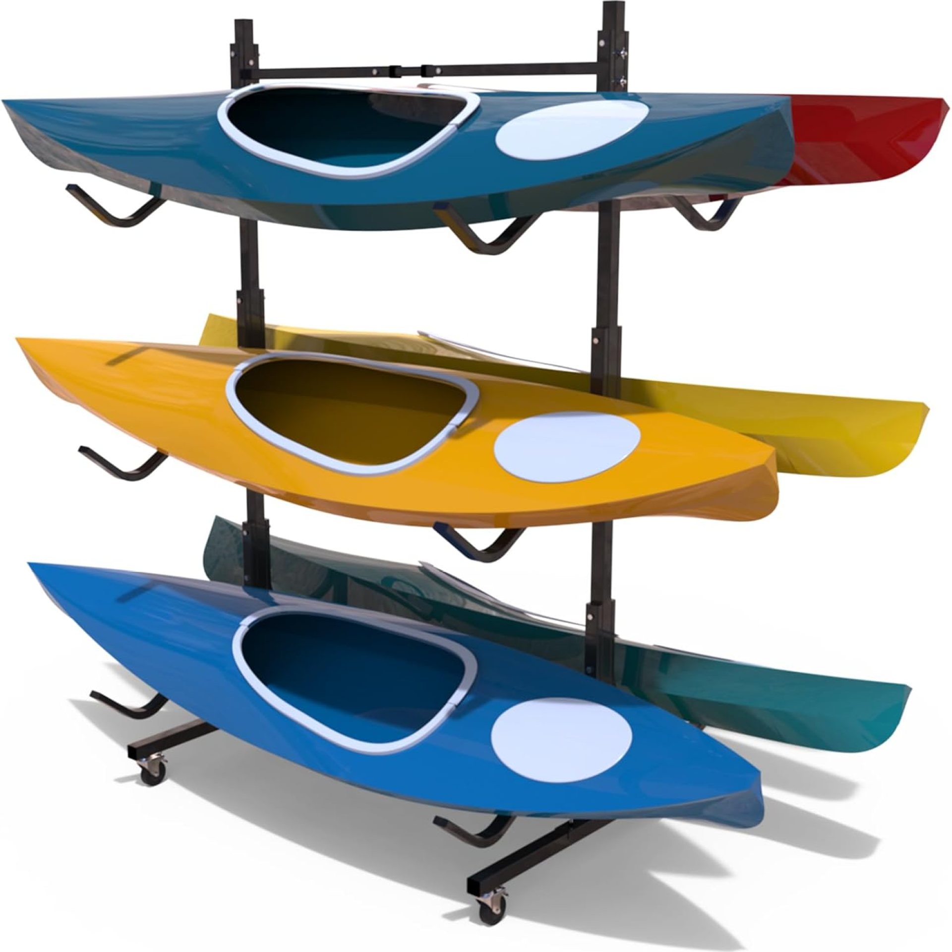 Freestanding Kayak Stand,2-Sided Kayak and Canoe Rack,Heavy Duty Adjustable Kayak Storage Rack,Sup Outdoor Storage Rack,Weatherproof Stand for Indoor, Garage, Shed, Dock Kayak Storage Freestanding Kayak Stand,2-Sided Kayak and Canoe Rack,Heavy Duty Adjustable Kayak Storage Rack,Sup Outdoor Storage Rack,Weatherproof Stand for Indoor, Garage, Shed, Dock Kayak Storage