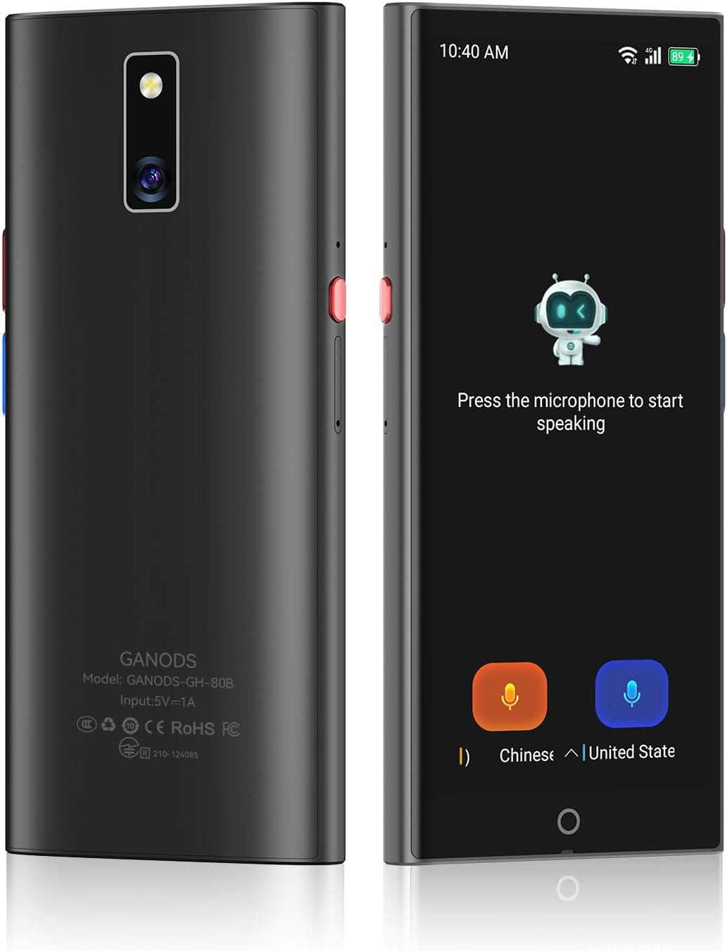 Language Translator Device 2025, 139 Languages AI Offline/Group/Phone Translation Device Two Way Real-Time Voice Translator Device with 5.5″ Screen,Upgraded Chip for Travel Business Learning (Black) Language Translator Device 2025, 139 Languages AI Offline/Group/Phone Translation Device Two Way Real-Time Voice Translator Device with 5.5″ Screen,Upgraded Chip for Travel Business Learning (Black)