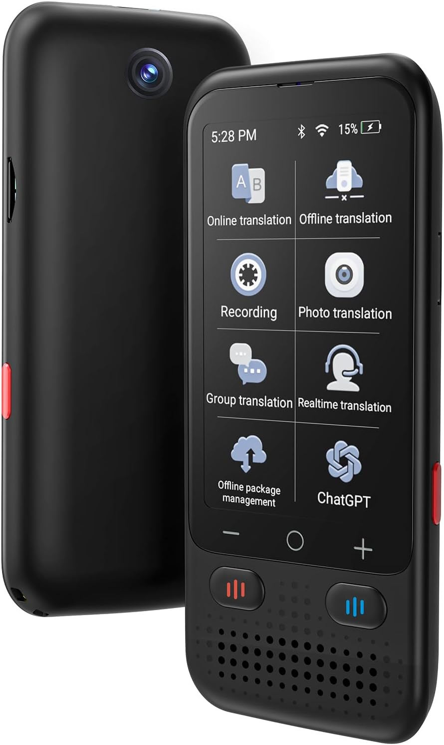 Language Translator Device No WiFi Needed, ChatGpt Instant Two Way Language Translator with 137+ Languages, Offline/Photo/AI Translator Device Voice Translator for Travel Business Learning Language Translator Device No WiFi Needed, ChatGpt Instant Two Way Language Translator with 137+ Languages, Offline/Photo/AI Translator Device Voice Translator for Travel Business Learning