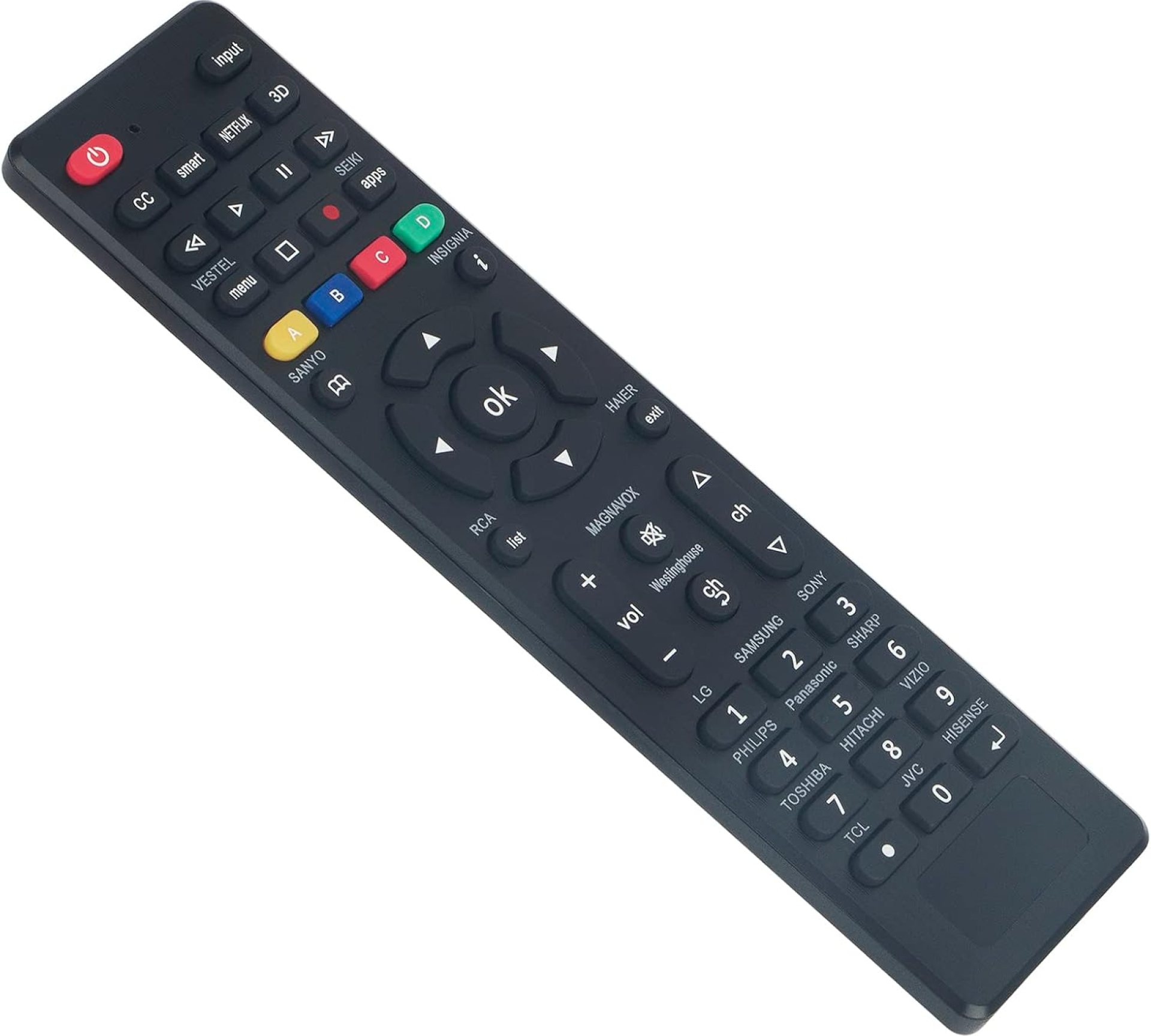 Beyution RC-G008 Universal Remote Control Fit for Samsung, Sony, LG,Philips, Sharp, Sanyo, Hisense, Panasonic, Insignia, Toshiba, Hitachi, TCL Smart TVs and More Brands of TV-No Setting Required Beyution RC-G008 Universal Remote Control Fit for Samsung, Sony, LG,Philips, Sharp, Sanyo, Hisense, Panasonic, Insignia, Toshiba, Hitachi, TCL Smart TVs and More Brands of TV-No Setting Required