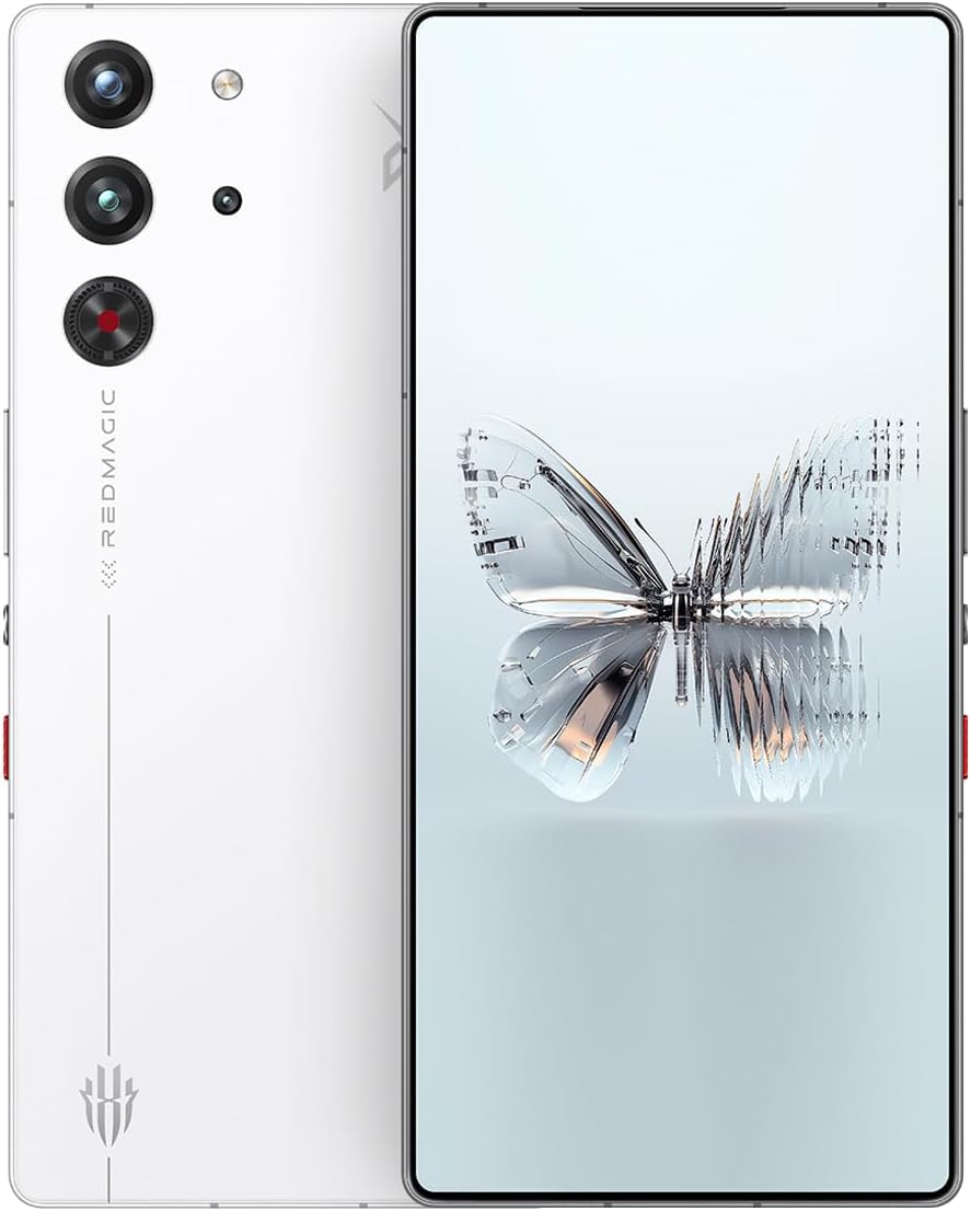 REDMAGIC 10 Pro 144Hz Gaming Phone, 5G Android Smartphone, 12GB RAM+256GB ROM, Snapdragon 8 Elite, 6.85″ AMOLED Full Screen 1.5K Resolution, FHD+, 50MP Camera, Dual-Sim, Unlocked Mobile Phone White REDMAGIC 10 Pro 144Hz Gaming Phone, 5G Android Smartphone, 12GB RAM+256GB ROM, Snapdragon 8 Elite, 6.85″ AMOLED Full Screen 1.5K Resolution, FHD+, 50MP Camera, Dual-Sim, Unlocked Mobile Phone White