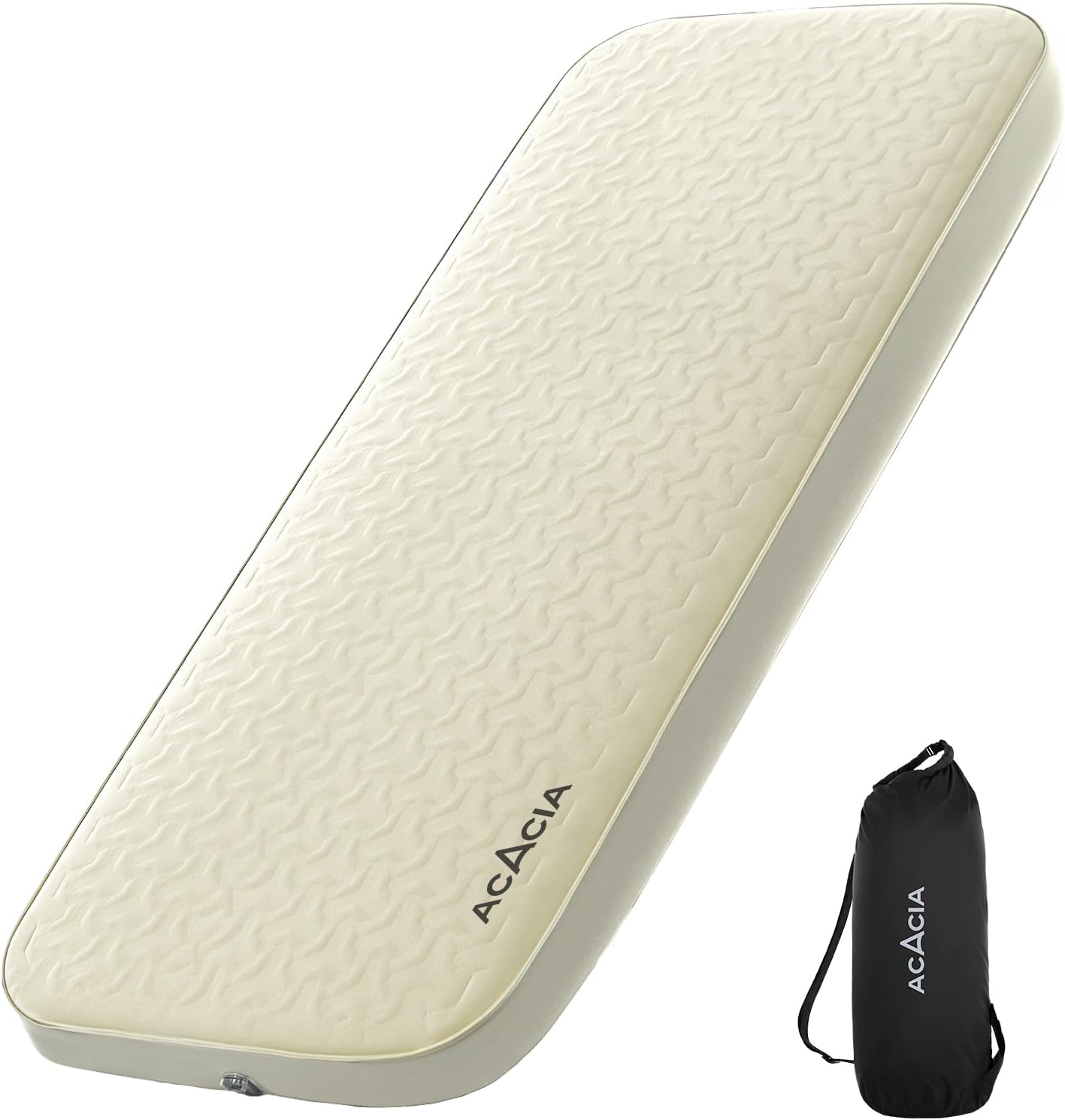 ACACIA 4.3″ Thick Self Inflating Sleeping Pad with Foam | Innovative Y-Shaped Telescopic Structure | Ultraportable Camping Mattress | Outdoor Compact Air Mat for Tent Car | ACACIA 4.3″ Thick Self Inflating Sleeping Pad with Foam | Innovative Y-Shaped Telescopic Structure | Ultraportable Camping Mattress | Outdoor Compact Air Mat for Tent Car |