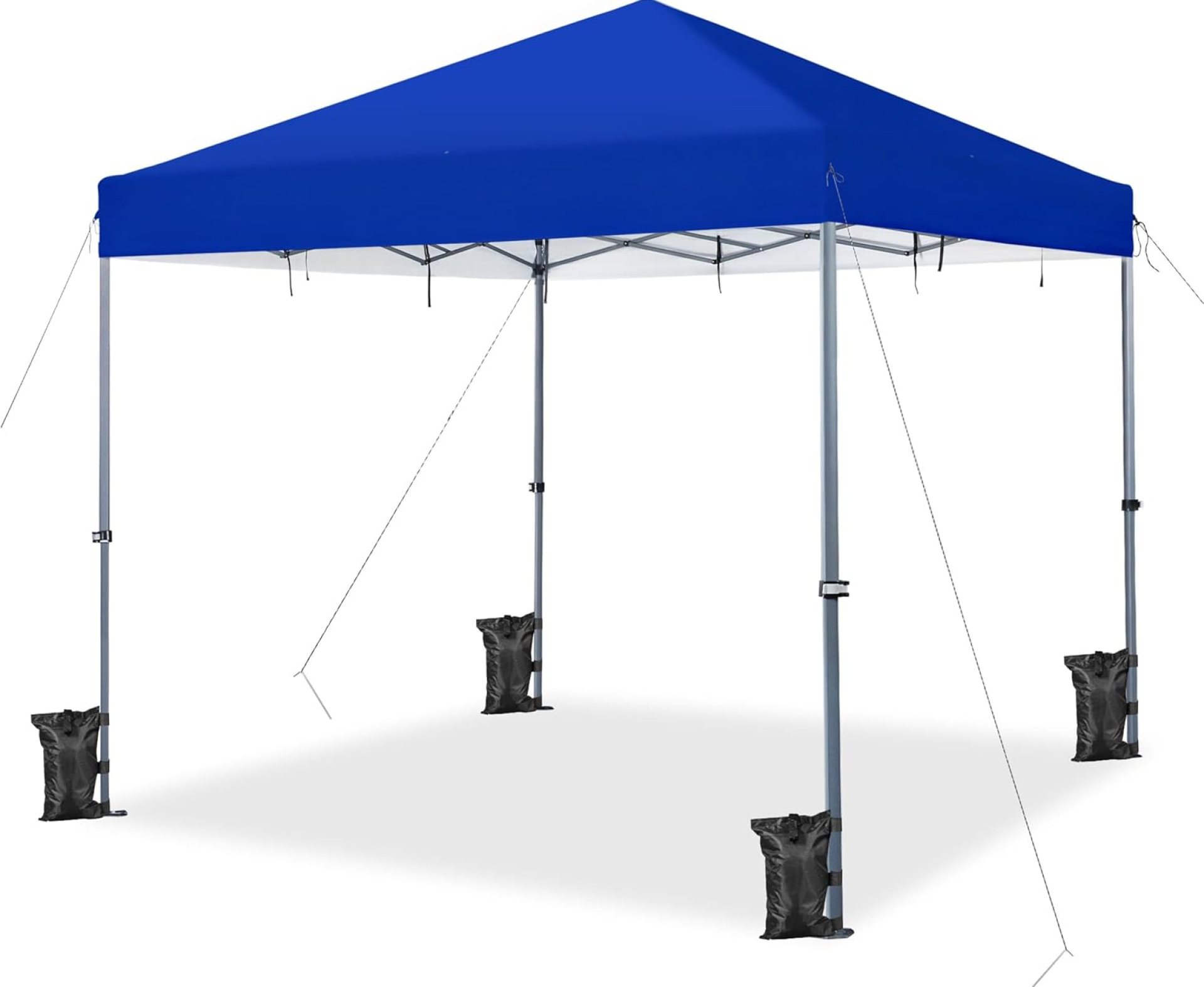 Yaheetech 12×12 Pop Up Canopy Easy Set-up Tent, Portable Outdoor Canopy Instant Tent, Commercial Gazebo with Wheeled Carry Bag & 4 Sandbags for Home, Party & Outdoor Activities, Blue Yaheetech 12×12 Pop Up Canopy Easy Set-up Tent, Portable Outdoor Canopy Instant Tent, Commercial Gazebo with Wheeled Carry Bag & 4 Sandbags for Home, Party & Outdoor Activities, Blue
