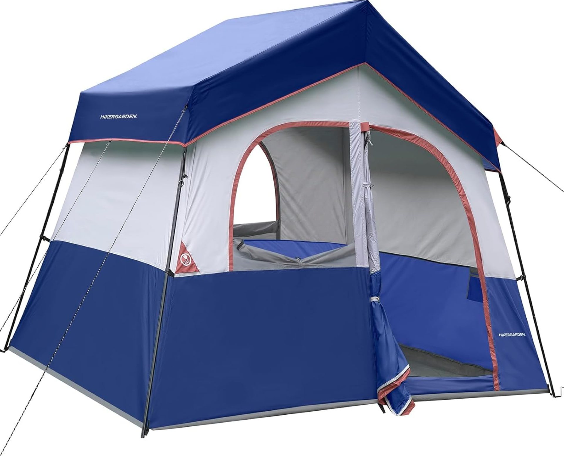 HIKERGARDEN 6-8 Person Camping Tent – Portable Family Cabin Tent for Camp, Windproof Fabric Camp Tent Outdoor for Hiking, Backpacking, Traveling HIKERGARDEN 6-8 Person Camping Tent – Portable Family Cabin Tent for Camp, Windproof Fabric Camp Tent Outdoor for Hiking, Backpacking, Traveling