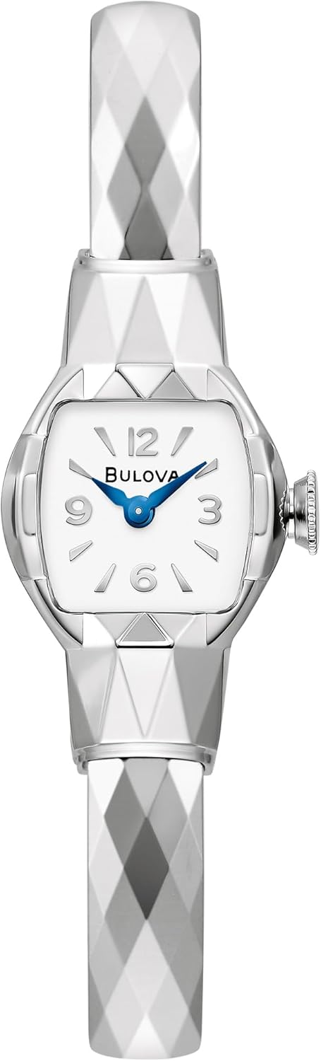 Bulova Ladies Limited Edition American Girl 2 Hand Silver Stainless Steel Quartz Bangle Watch Style:96L333 Bulova Ladies Limited Edition American Girl 2 Hand Silver Stainless Steel Quartz Bangle Watch Style:96L333