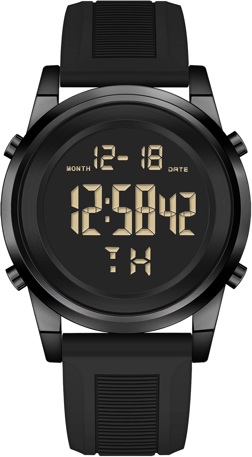 Military Black Waterproof Sports Wrist Watches for Men Digital Tactical Mens Sport Watches Waterproof Military Military Black Waterproof Sports Wrist Watches for Men Digital Tactical Mens Sport Watches Waterproof Military