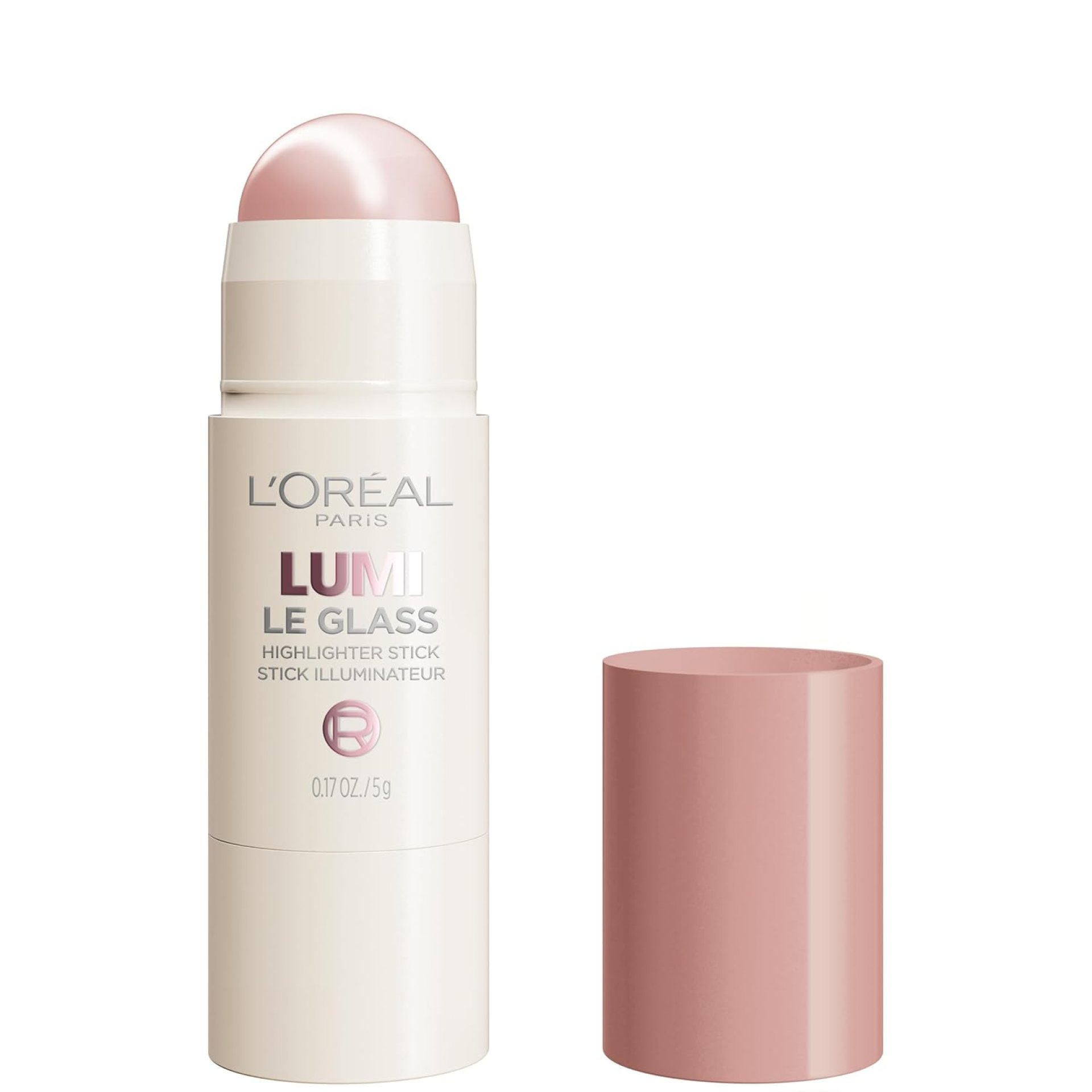 L’Oreal Paris True Match Lumi Le Glass Highlighter Stick, Reflective, Translucent, Glassy Highlighter for Face and Body, 620 Pink Ballet, 0.25 Oz L’Oreal Paris True Match Lumi Le Glass Highlighter Stick, Reflective, Translucent, Glassy Highlighter for Face and Body, 620 Pink Ballet, 0.25 Oz