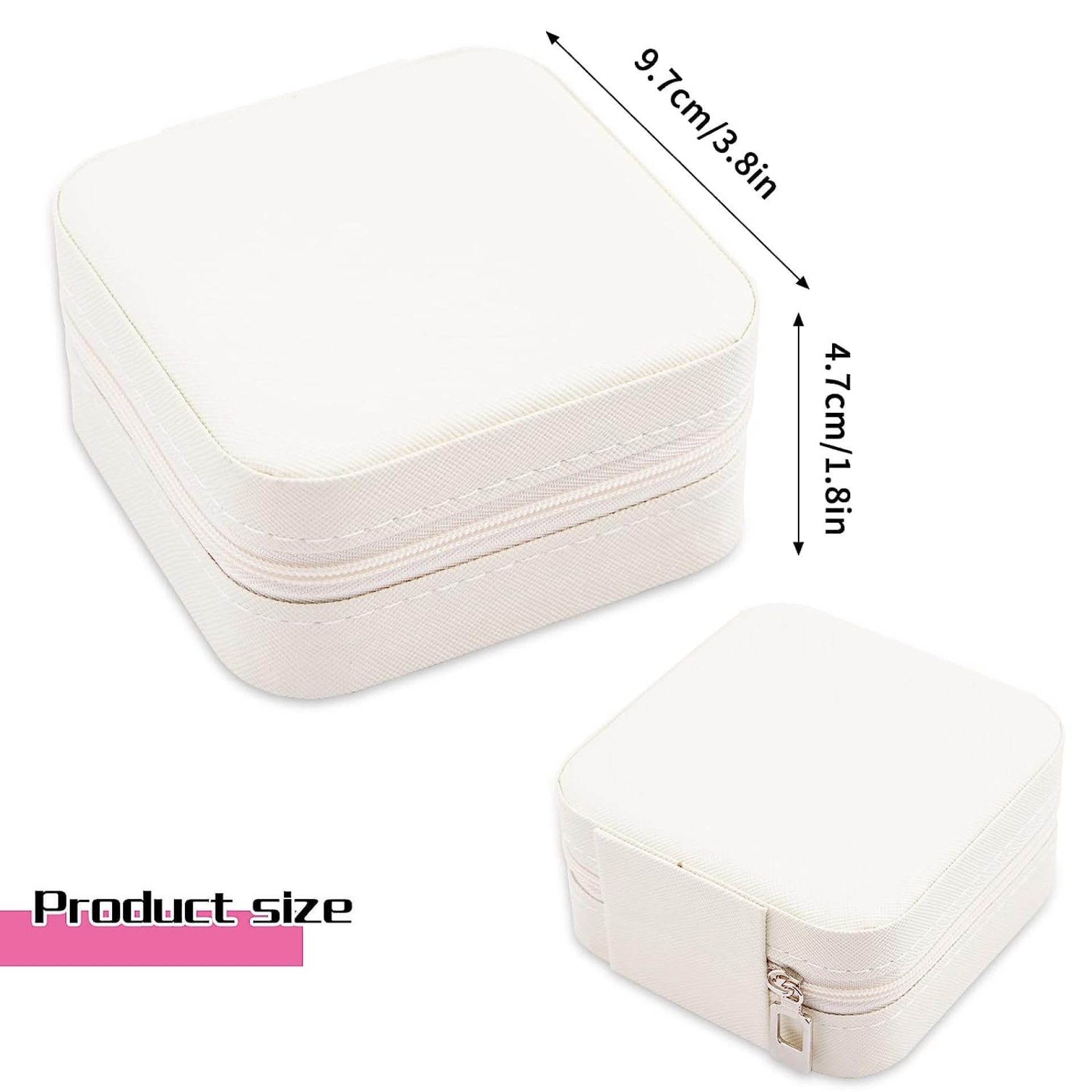 Neveika Portable Travel Mini Jewelry Box Leather Jewellery Ring Organizer Case Storage Gift Box Girls Women (4 colorx1). Neveika Portable Travel Mini Jewelry Box Leather Jewellery Ring Organizer Case Storage Gift Box Girls Women (4 colorx1).