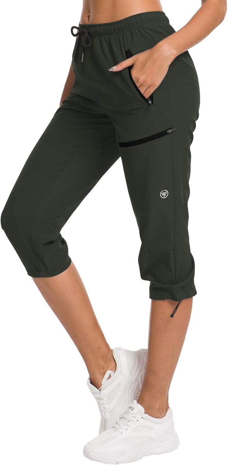 ChinFun Women’s Hiking Capris Pants Outdoor Quick Dry Cargo Cropped Pants Water Resistant UPF 50+ ChinFun Women’s Hiking Capris Pants Outdoor Quick Dry Cargo Cropped Pants Water Resistant UPF 50+