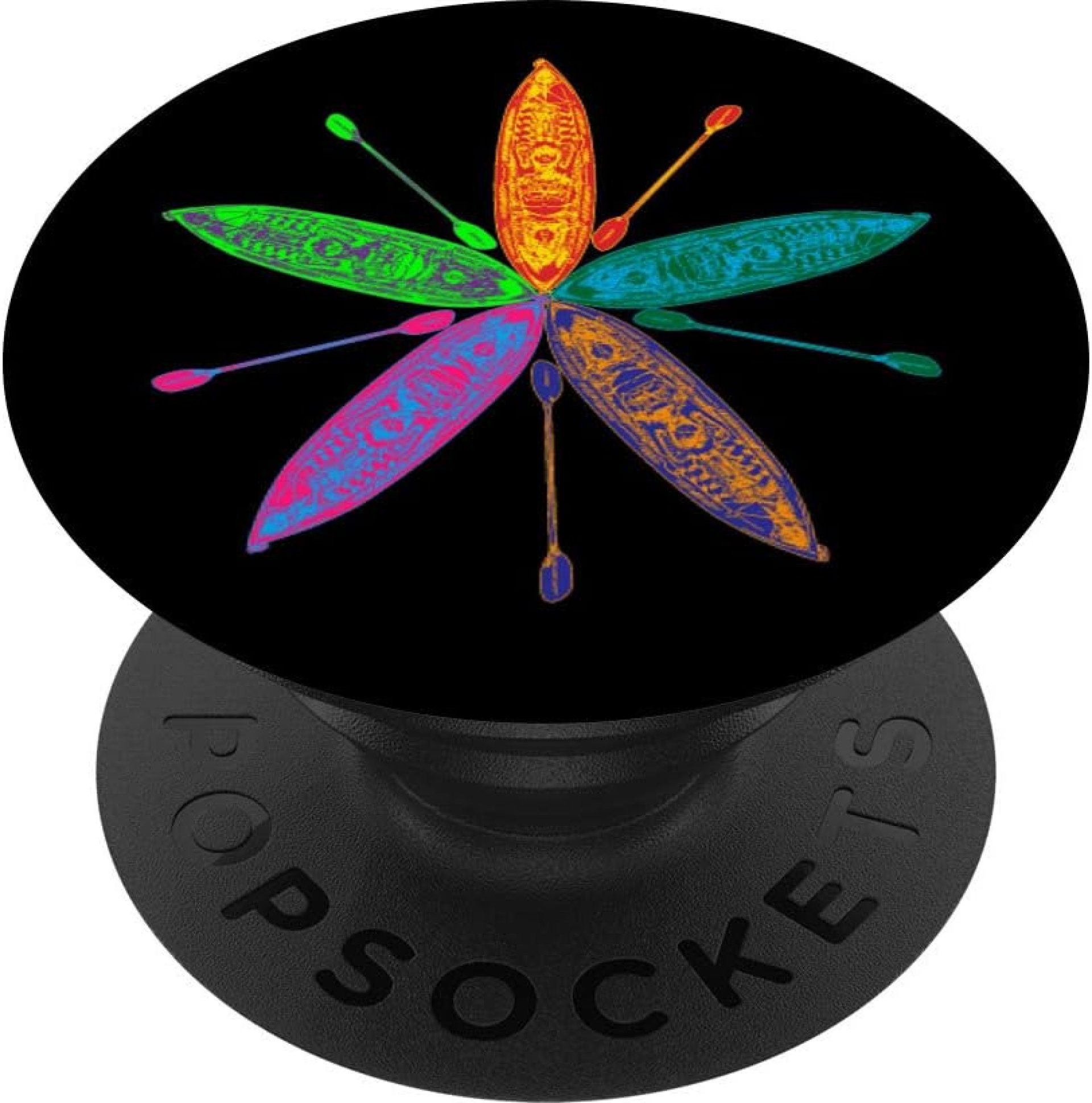 Kayak Clothing Co.- Rainbow Kayaks- Kayaking Kayak Kayaks PopSockets PopGrip: Swappable Grip for Phones & Tablets Kayak Clothing Co.- Rainbow Kayaks- Kayaking Kayak Kayaks PopSockets PopGrip: Swappable Grip for Phones & Tablets