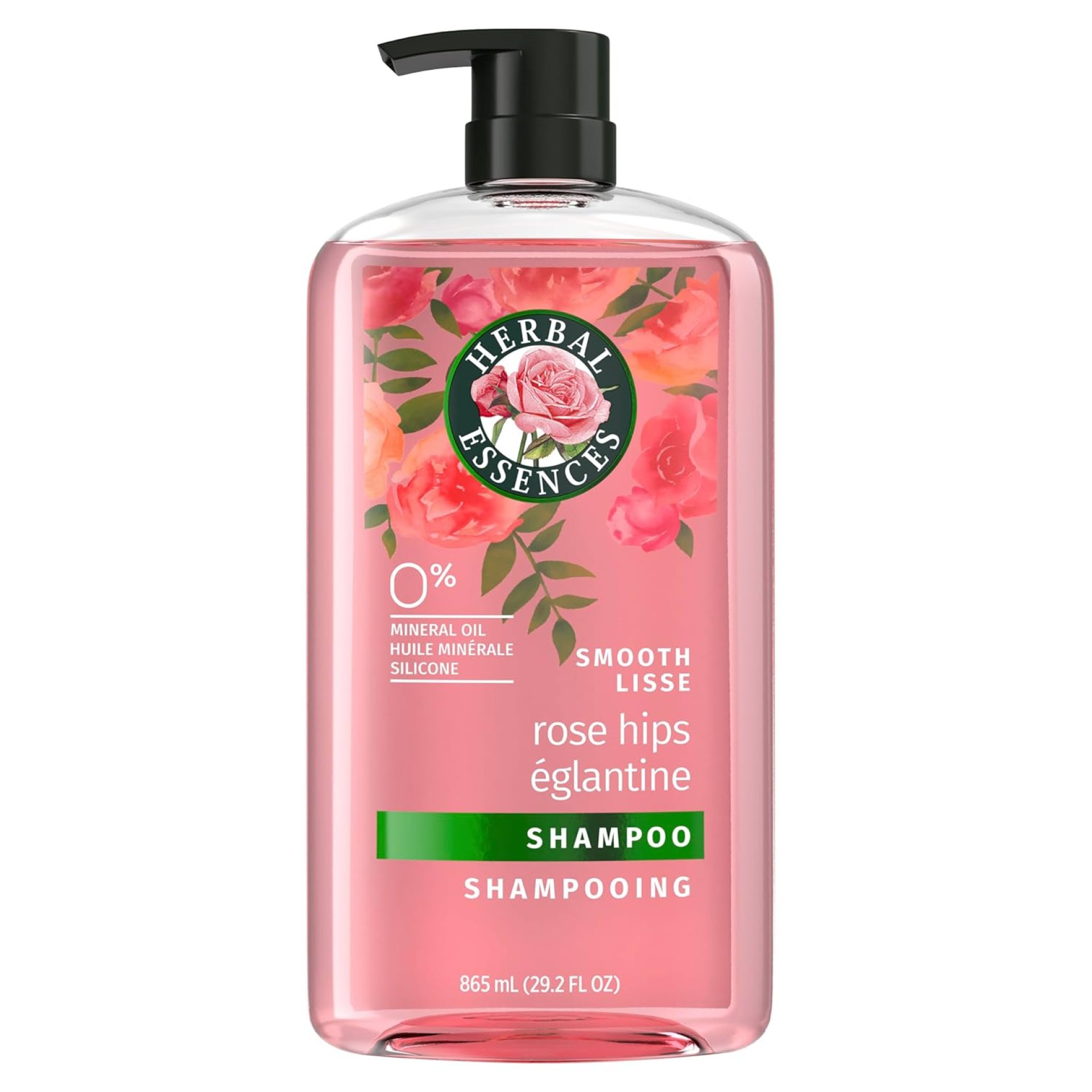 Herbal Essences Rose Hips Shampoo – Smooth, Shiny Hair with Vitamin E & Jojoba, Safe for Color Treated Hair, Floral Scent, Cruelty-Free, Dermatologist-Tested, 29.2 Fl Oz Herbal Essences Rose Hips Shampoo – Smooth, Shiny Hair with Vitamin E & Jojoba, Safe for Color Treated Hair, Floral Scent, Cruelty-Free, Dermatologist-Tested, 29.2 Fl Oz