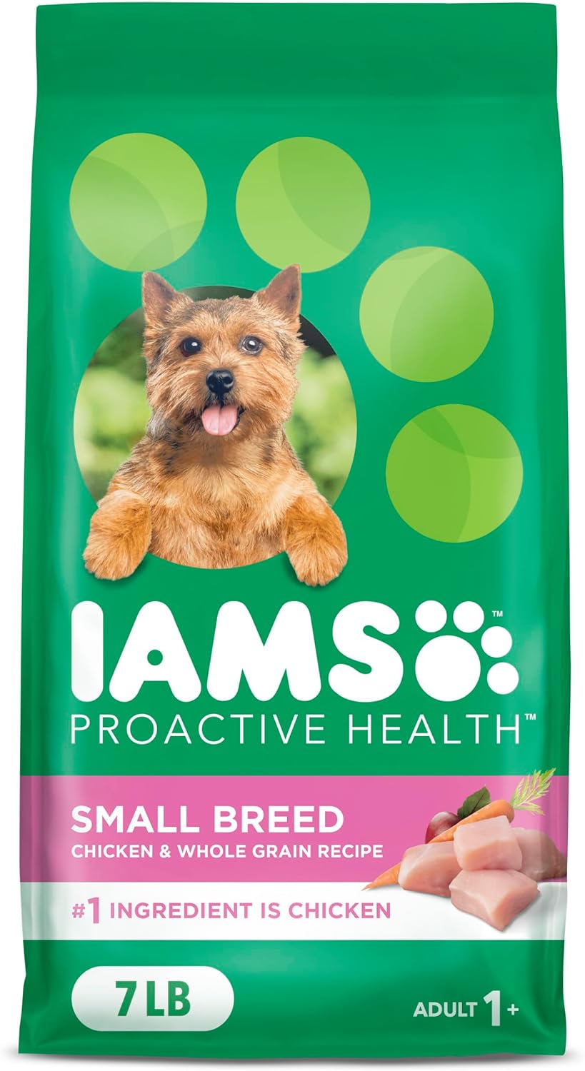IAMS Proactive Health Small Breed Adult Dry Dog Food with Real Chicken, 7 lb. Bag IAMS Proactive Health Small Breed Adult Dry Dog Food with Real Chicken, 7 lb. Bag