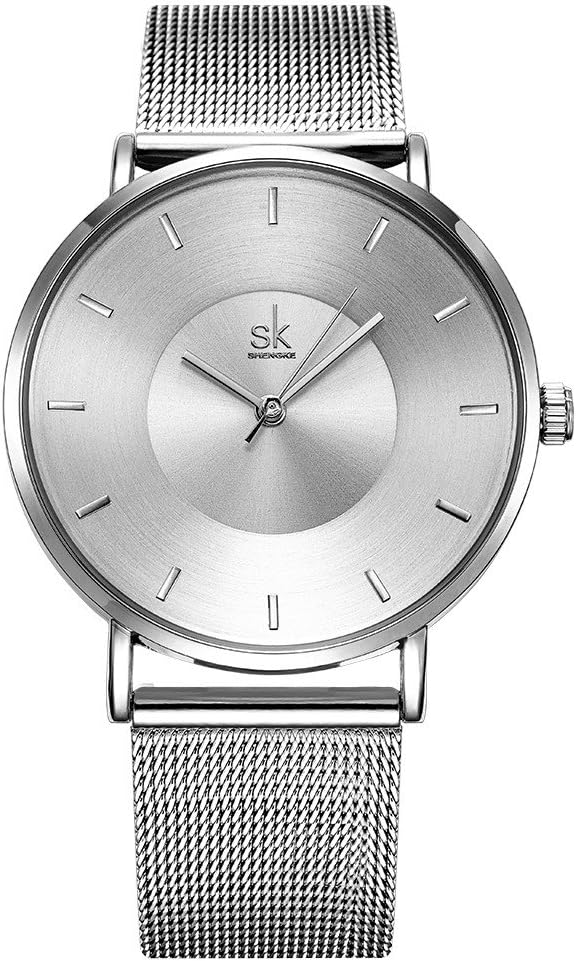 Simple Watches Analog Mesh Watches for Women Stainless Steel Band reloj de Mujer Gift for Anniversary Simple Watches Analog Mesh Watches for Women Stainless Steel Band reloj de Mujer Gift for Anniversary
