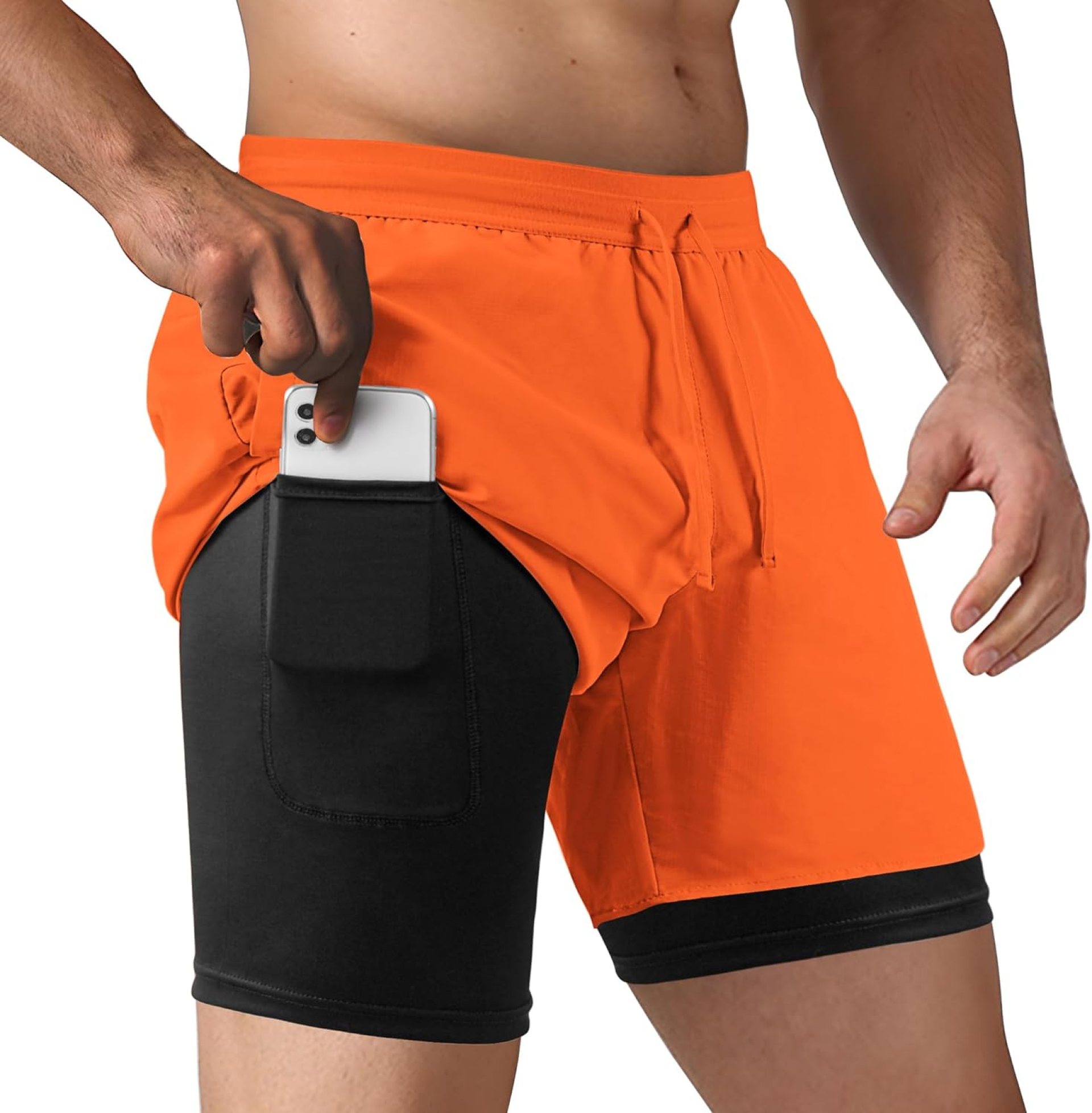 NIMOJIRO Men’s 2 in 1 Running Shorts Workout Athletic Training Gym Outdoor Sports Shorts NIMOJIRO Men’s 2 in 1 Running Shorts Workout Athletic Training Gym Outdoor Sports Shorts