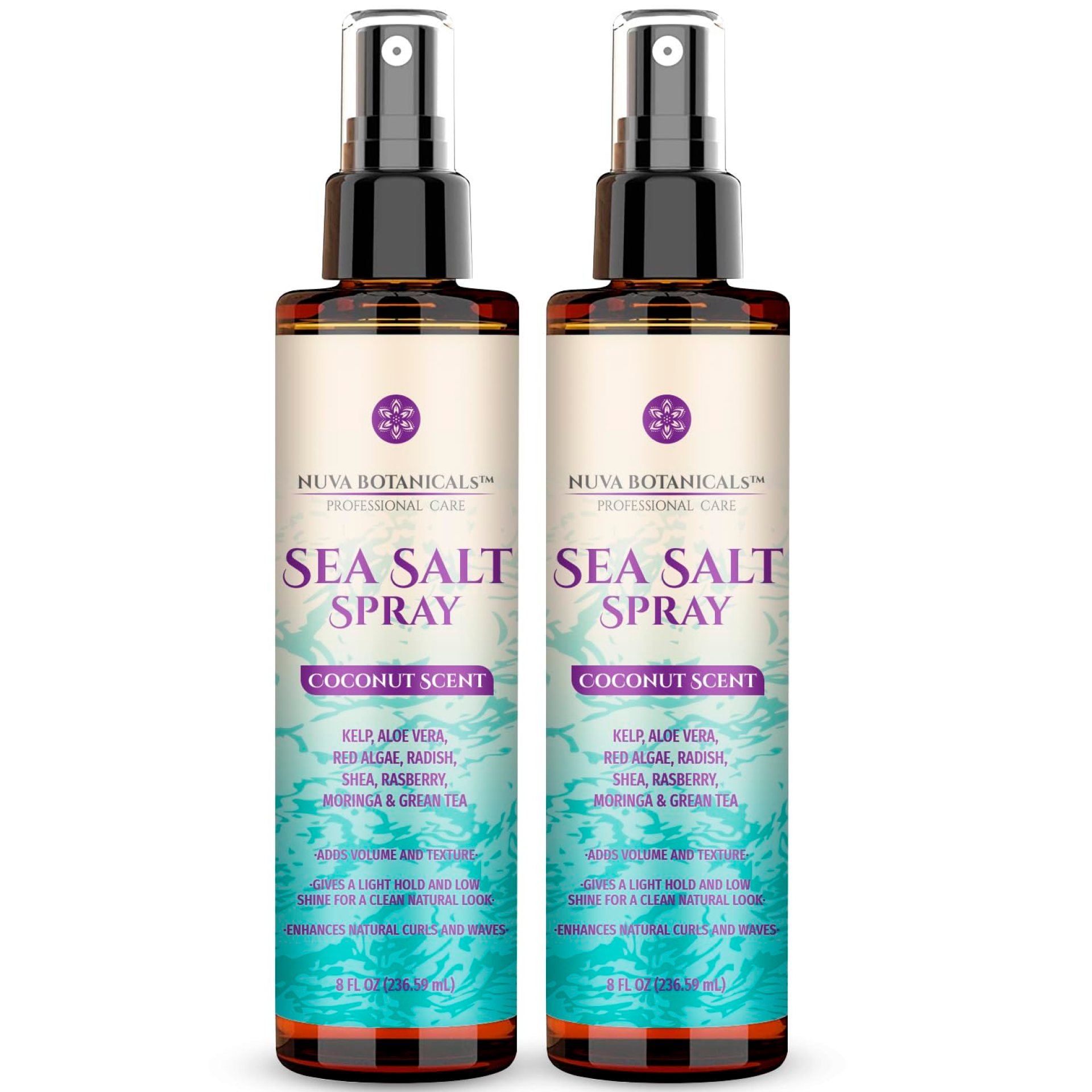 Coconut Sea Salt Spray for Hair – Texturizing Spray Salt Water Spray for Hair with Castor Oil, Aloe Vera, Red Algae Extract, Kelp – Sea Salt Hair Spray with Raspbery, Green Tea Texture Spray (2 Pack) Coconut Sea Salt Spray for Hair – Texturizing Spray Salt Water Spray for Hair with Castor Oil, Aloe Vera, Red Algae Extract, Kelp – Sea Salt Hair Spray with Raspbery, Green Tea Texture Spray (2 Pack)