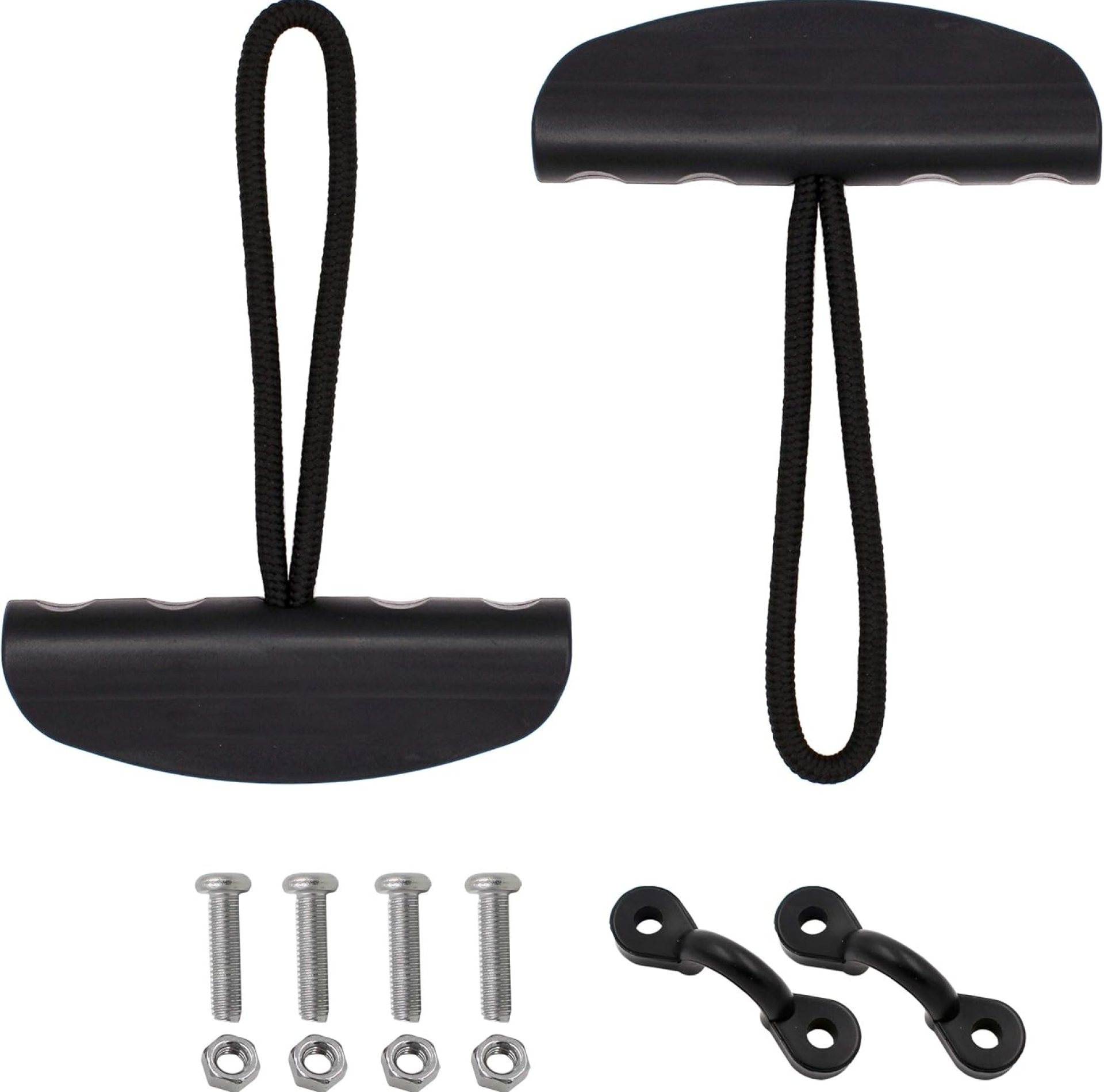 YYST Lot 2 Kayak Carry Handle Pull Handle T-Handle with Cord and Pad Eyes YYST Lot 2 Kayak Carry Handle Pull Handle T-Handle with Cord and Pad Eyes