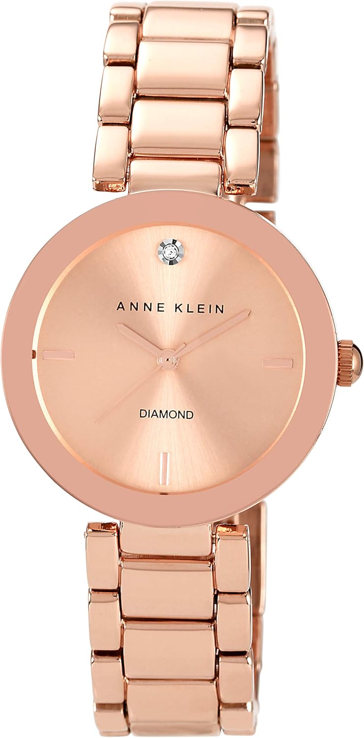 Anne Klein Women’s Genuine Diamond Dial Bracelet Watch Anne Klein Women’s Genuine Diamond Dial Bracelet Watch