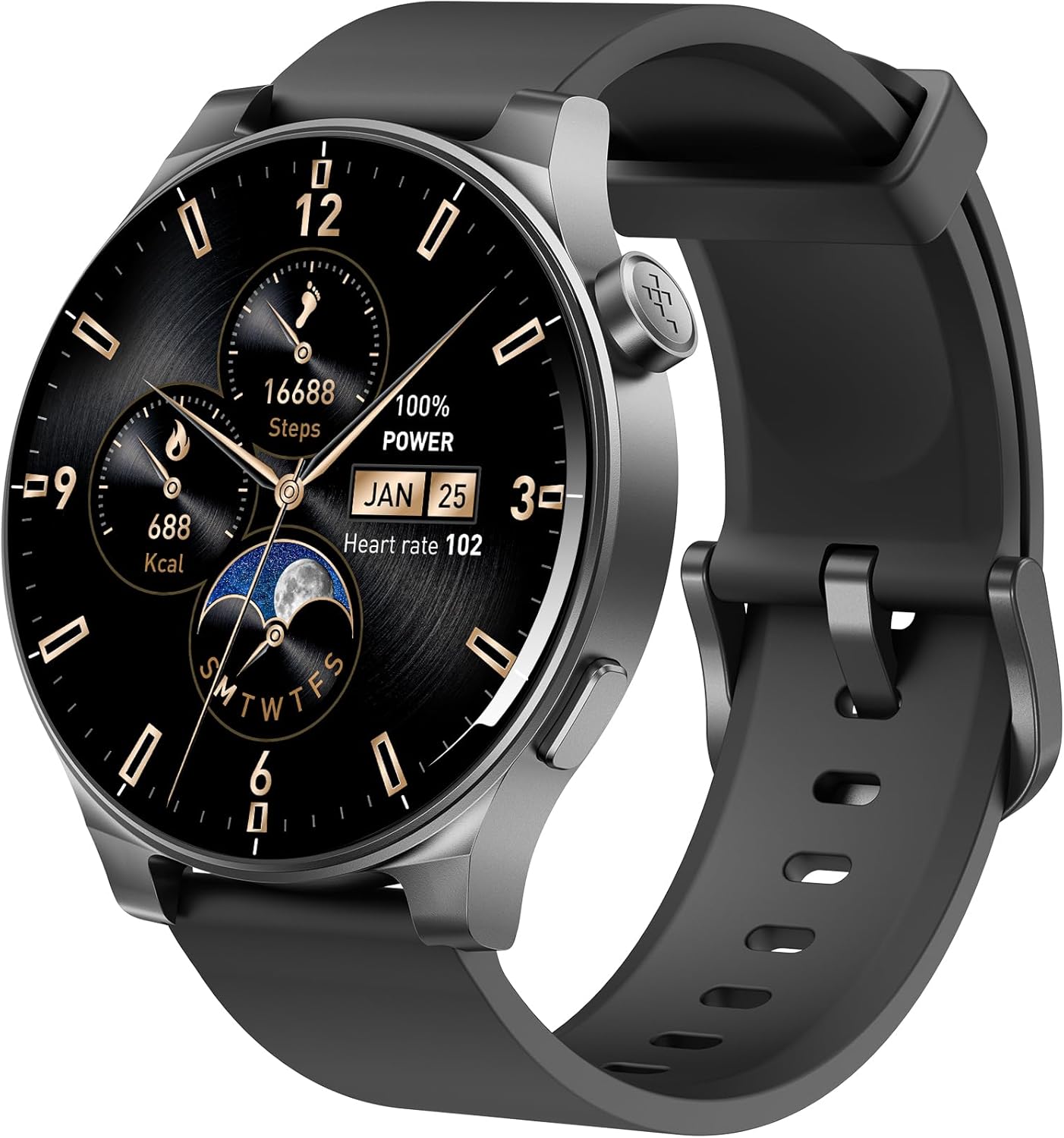 TOZO AMOLED S5 Smart Watch (Answer/Make Calls), 1.43’’ HD Screen for Men Women 100+ Sport Modes Fitness Watchs with Blood Oxygen/Sleep/Heart Rate Monitor, IP68 Waterproof,Silicone Strap Black TOZO AMOLED S5 Smart Watch (Answer/Make Calls), 1.43’’ HD Screen for Men Women 100+ Sport Modes Fitness Watchs with Blood Oxygen/Sleep/Heart Rate Monitor, IP68 Waterproof,Silicone Strap Black