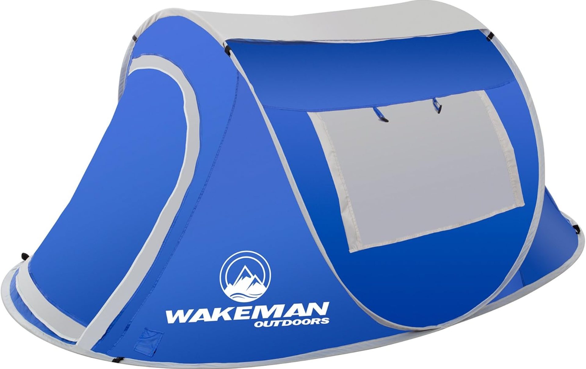 2 Person Pop Up Tent with Dual-Layer Door and Carry Bag – Water-Resistant Tent for Camping, Hiking, or Beach Use by Wakeman Outdoors 2 Person Pop Up Tent with Dual-Layer Door and Carry Bag – Water-Resistant Tent for Camping, Hiking, or Beach Use by Wakeman Outdoors