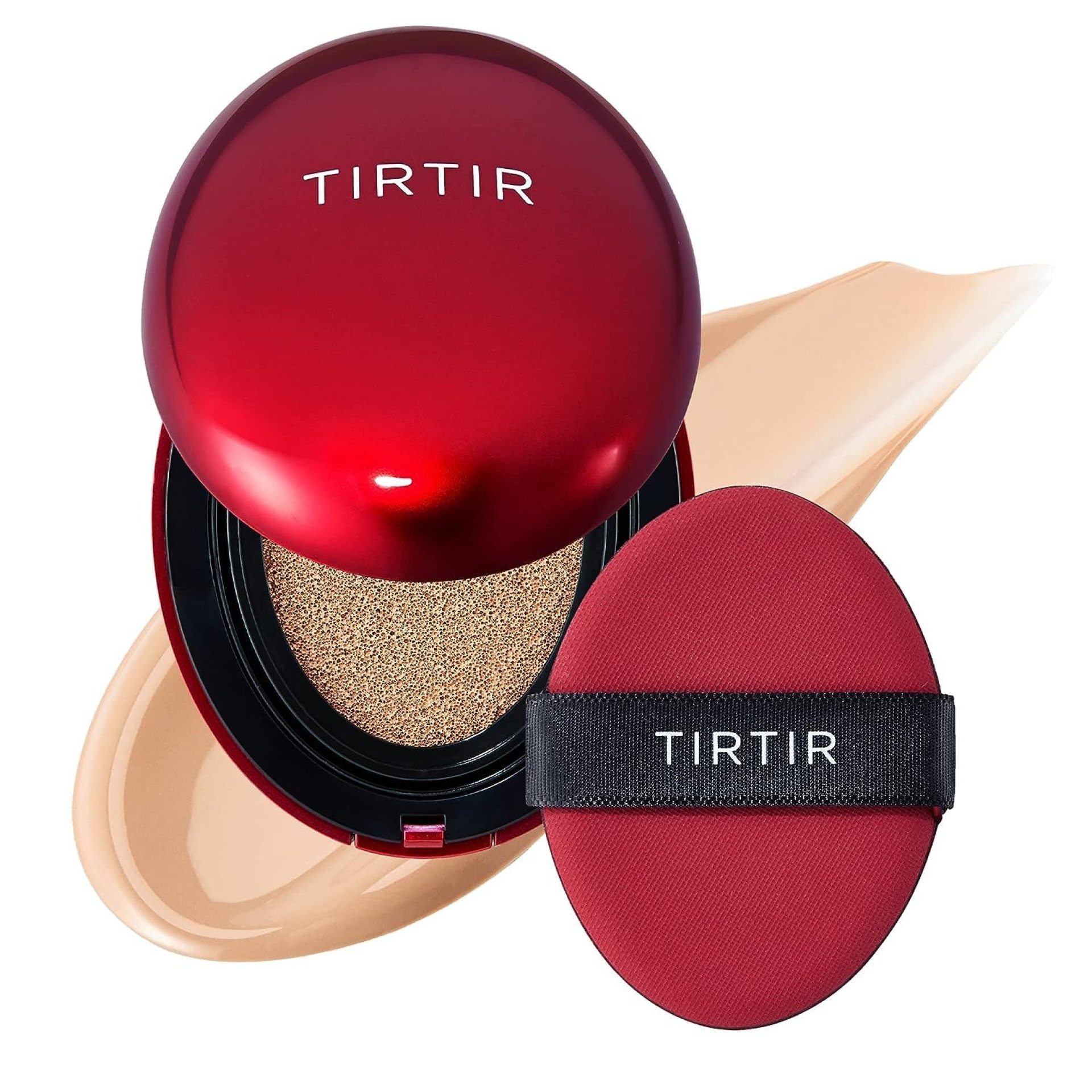 TIRTIR Mask Fit Red Cushion Foundation | Full coverage, Weightless, Skin fit, Satin Glow Finish, Korean Makeup Cushion Foundation (#23N Sand, 0.63 Fl Oz) TIRTIR Mask Fit Red Cushion Foundation | Full coverage, Weightless, Skin fit, Satin Glow Finish, Korean Makeup Cushion Foundation (#23N Sand, 0.63 Fl Oz)