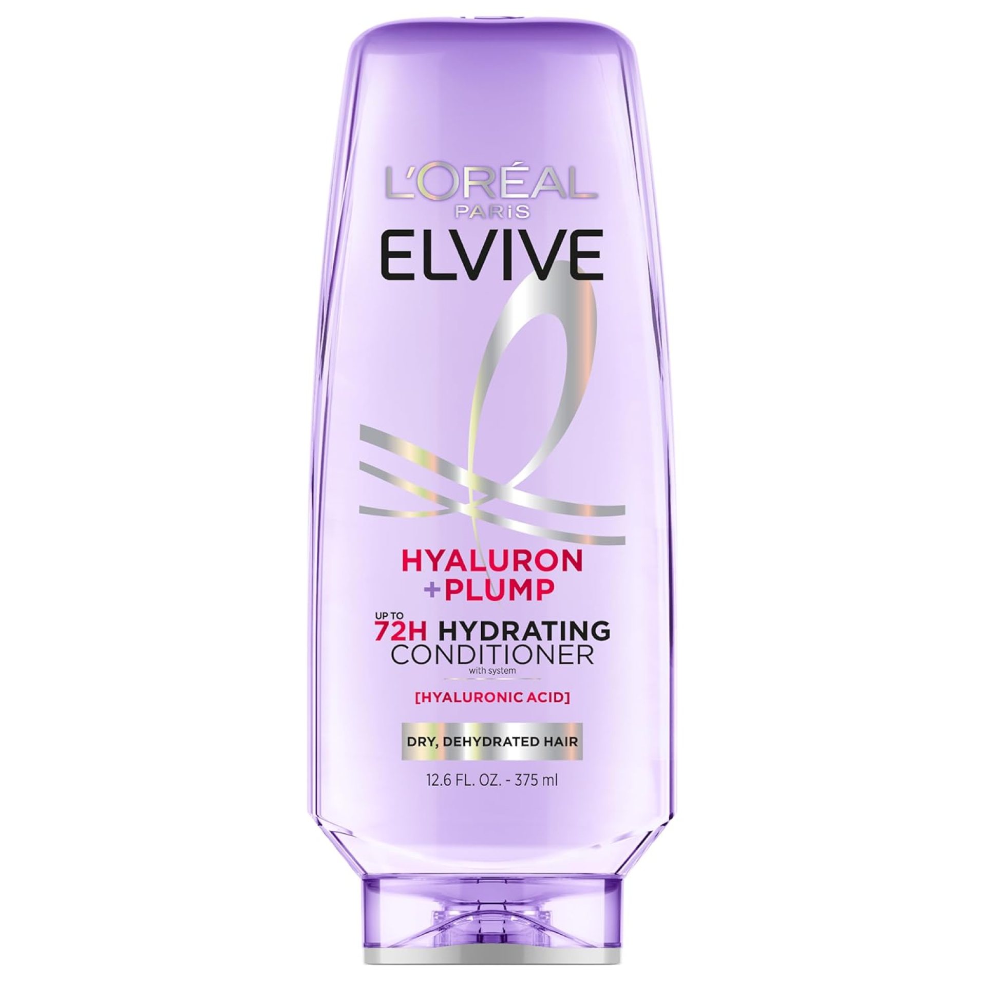 L’Oreal Paris Elvive Hyaluron Plump Hydrating Conditioner for Dehydrated, Dry Hair Infused with Hyaluronic Acid Care Complex, Paraben-Free, 12.6 Fl Oz L’Oreal Paris Elvive Hyaluron Plump Hydrating Conditioner for Dehydrated, Dry Hair Infused with Hyaluronic Acid Care Complex, Paraben-Free, 12.6 Fl Oz
