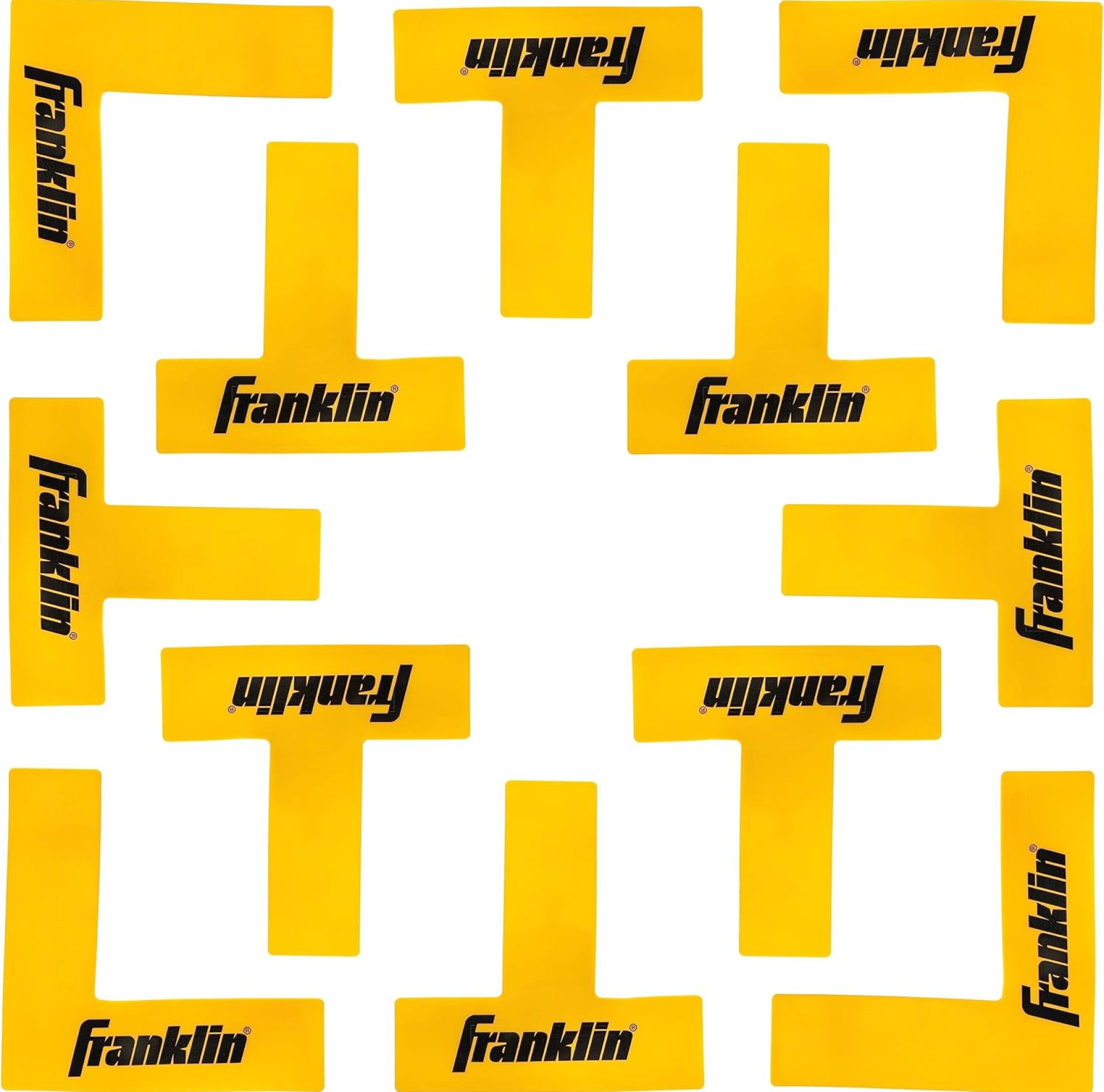 Franklin Sports Pickleball Court Marker Kit – Lines Marking Set with Tape Measure – Official Size Court Throw Down Markers Franklin Sports Pickleball Court Marker Kit – Lines Marking Set with Tape Measure – Official Size Court Throw Down Markers