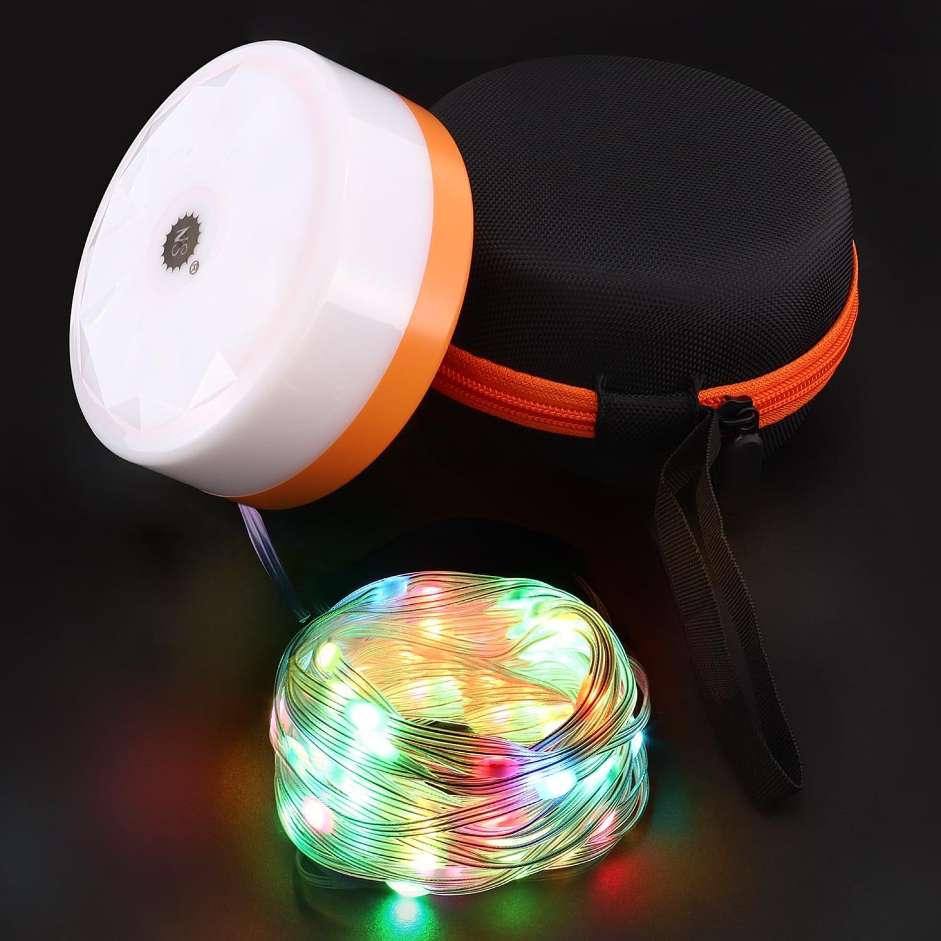 NS Camping String Lights 32.8Ft, 2 in 1 Outdoor Waterproof Portable Stowable String Light, USB Charging, Rechargeable Twinkle String Lights for Hiking Bedroom Awning Tent Garden Party Festival (RGB) NS Camping String Lights 32.8Ft, 2 in 1 Outdoor Waterproof Portable Stowable String Light, USB Charging, Rechargeable Twinkle String Lights for Hiking Bedroom Awning Tent Garden Party Festival (RGB)