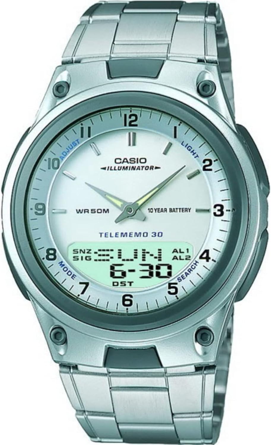 Casio AW80 Series | Men’s Analog-Digital Watch | 50M Water Resistance | Multi Alarms | 100 SEC Stopwatch | Countdown Timer | World Map for World Time | LED Light | LC Display | 10 Year Battery Casio AW80 Series | Men’s Analog-Digital Watch | 50M Water Resistance | Multi Alarms | 100 SEC Stopwatch | Countdown Timer | World Map for World Time | LED Light | LC Display | 10 Year Battery