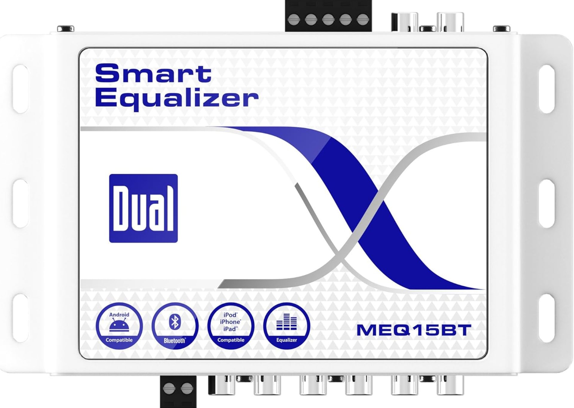 Dual MEQ15BT Bluetooth Wireless Smart EQ Processor for Smartphones in White Dual MEQ15BT Bluetooth Wireless Smart EQ Processor for Smartphones in White