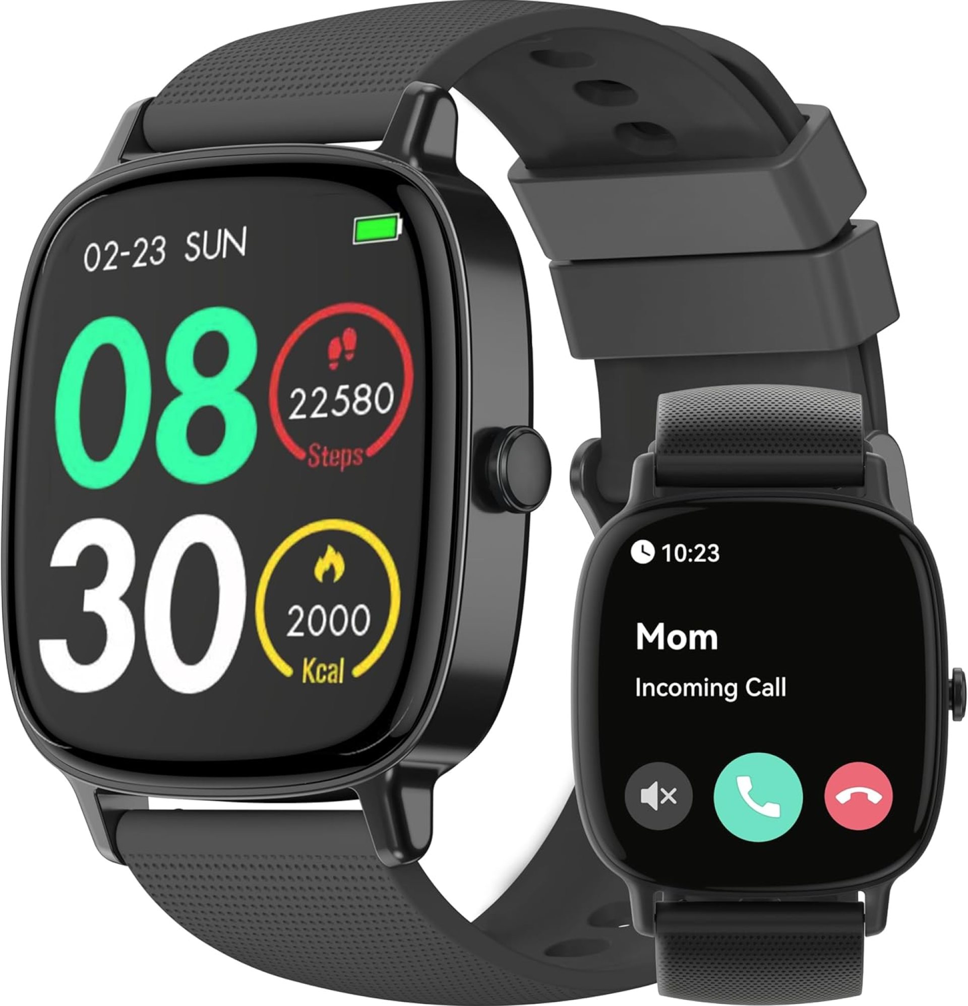 Smart Watches for Men Women (Answer/Make Calls), 1.85″ HD Screen IP68 Waterproof, Fitness Tracker for iPhone Android Phones, Heart Rate Sleep SpO2(Blood Oxgen) Monitor 100+ Sports Smart Watches for Men Women (Answer/Make Calls), 1.85″ HD Screen IP68 Waterproof, Fitness Tracker for iPhone Android Phones, Heart Rate Sleep SpO2(Blood Oxgen) Monitor 100+ Sports