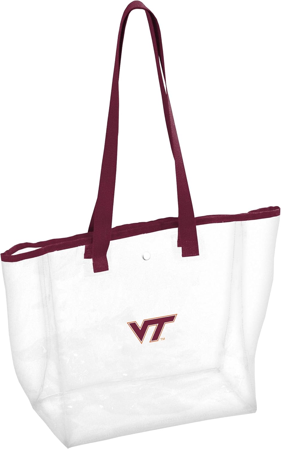 Logo Brands Officially Licensed NCAA Unisex Stadium Clear Tote, One Size, Team Color Logo Brands Officially Licensed NCAA Unisex Stadium Clear Tote, One Size, Team Color