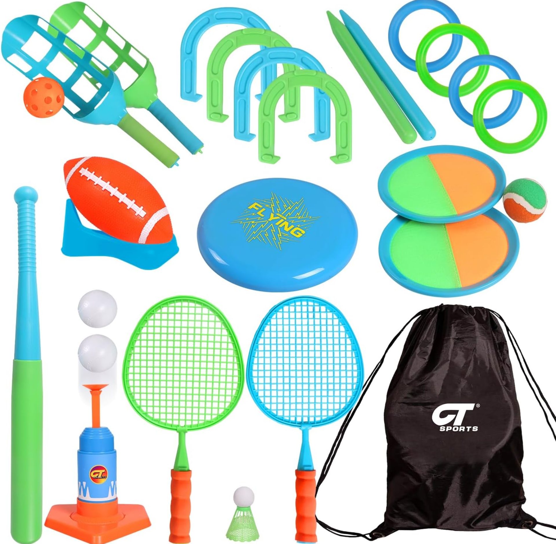 Outdoor Toys for Kids-8 in 1 Fun Outdoor Kids Sports Suit Combination-This Backyard Game is Perfect for Family Outdoor Activities Outdoor Toys for Kids-8 in 1 Fun Outdoor Kids Sports Suit Combination-This Backyard Game is Perfect for Family Outdoor Activities