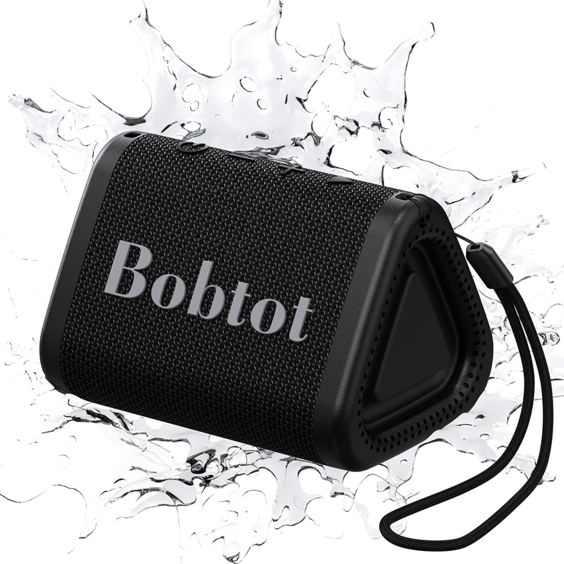 Bobtot Portable Bluetooth Speaker Wireless, IPX7 Small Shower Speaker Waterproof, 15H Playing Time, Loud and Stereo Sound with Bass, TWS Pairing for Party, Camping, Travel, Black Bobtot Portable Bluetooth Speaker Wireless, IPX7 Small Shower Speaker Waterproof, 15H Playing Time, Loud and Stereo Sound with Bass, TWS Pairing for Party, Camping, Travel, Black