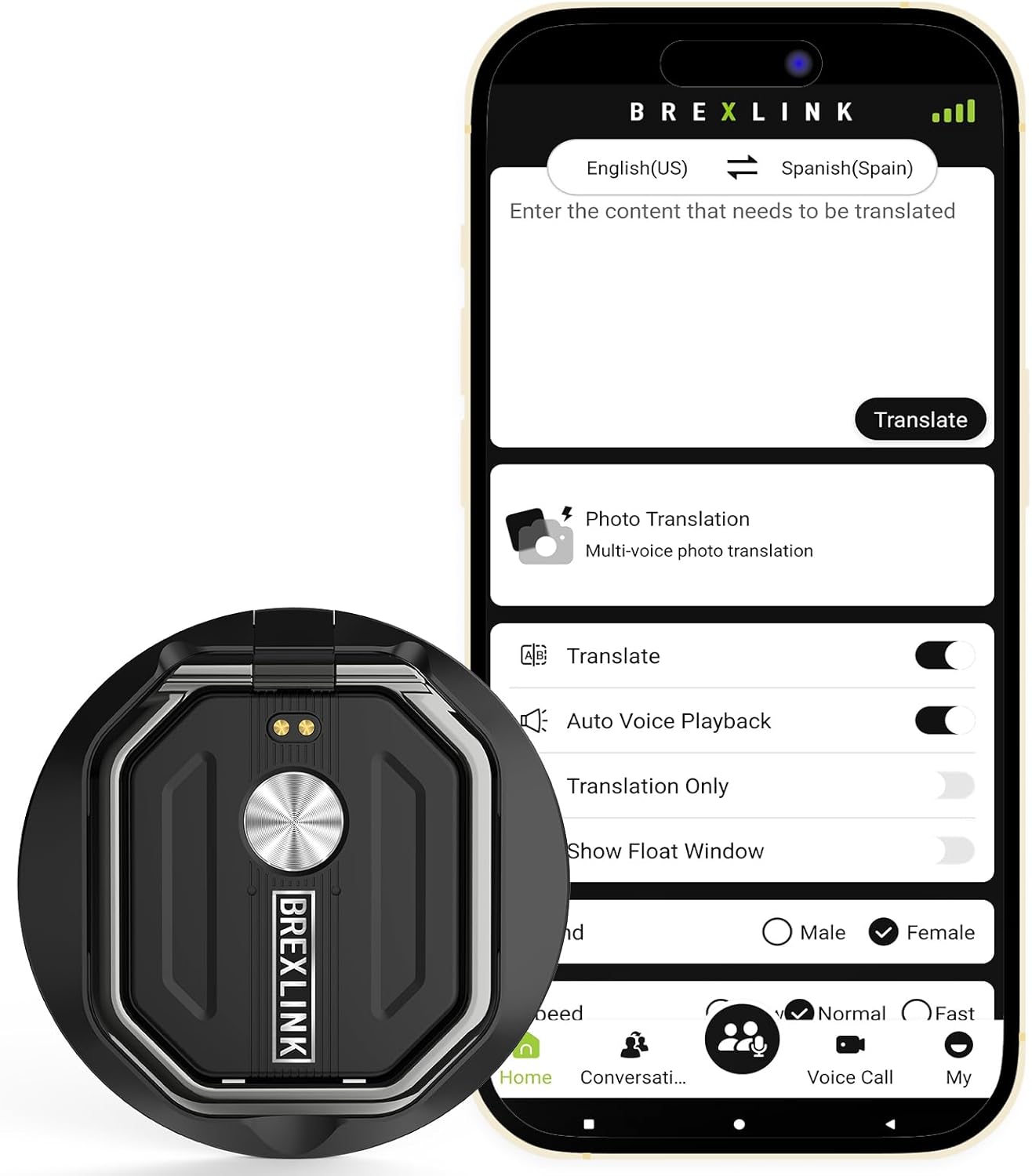 3-in-1 AI Translator Recorder, Language Translator Device with APP Control, NO FEE for Translate & Audio Transcribe, 140+ Languages, Online/Offline/Video/Photo Translation (Black) 3-in-1 AI Translator Recorder, Language Translator Device with APP Control, NO FEE for Translate & Audio Transcribe, 140+ Languages, Online/Offline/Video/Photo Translation (Black)