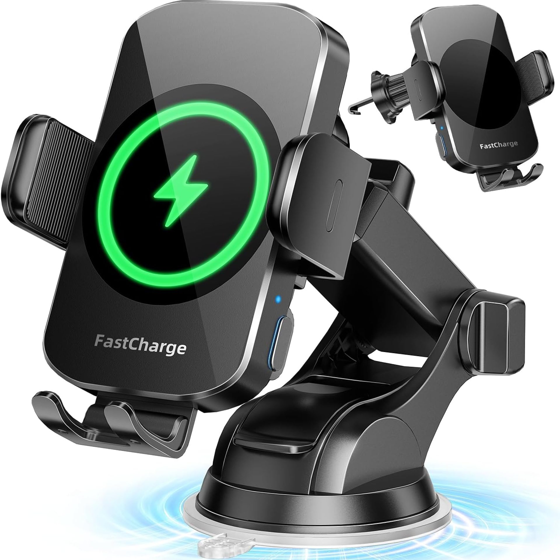 Wireless Car Charger, Fast Charging Phone Holder 3 in 1 Phone Mount Auto Clamping Car Accessories Compatible with iPhone 16 15 14 13 12 11 Xs XR, Samsung S23 Ultra S22 S21 S20/S10+ S9+ Note 9 Wireless Car Charger, Fast Charging Phone Holder 3 in 1 Phone Mount Auto Clamping Car Accessories Compatible with iPhone 16 15 14 13 12 11 Xs XR, Samsung S23 Ultra S22 S21 S20/S10+ S9+ Note 9