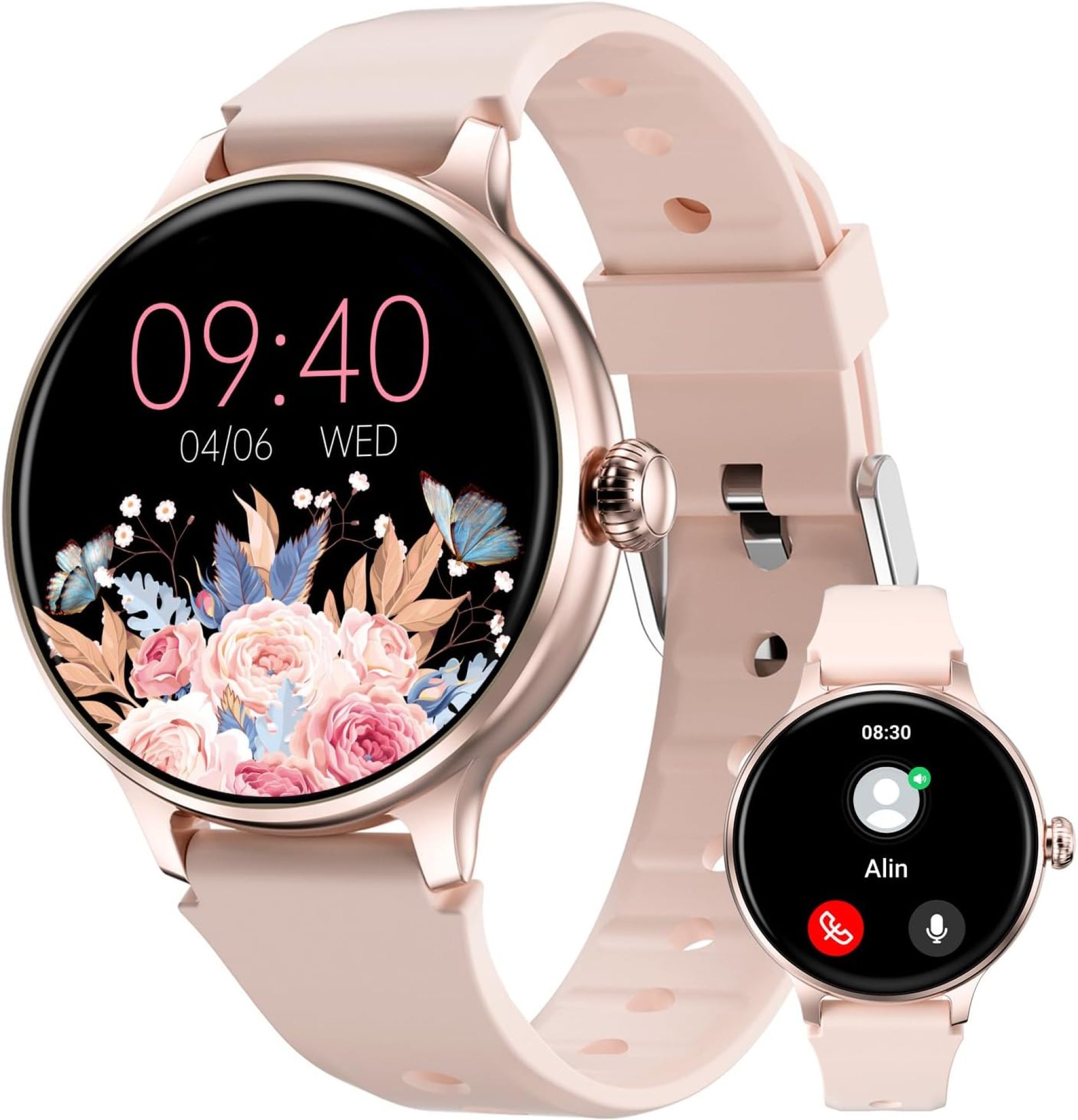 FITVII Smart Watch for Women Answer/Make Calls, Fitness Tracker with 24/7 Blood Pressure Heart Rate and Blood Oxygen Monitor, Sleep Tracker Step Counter Waterproof Smartwatch for Android and iOS Phone FITVII Smart Watch for Women Answer/Make Calls, Fitness Tracker with 24/7 Blood Pressure Heart Rate and Blood Oxygen Monitor, Sleep Tracker Step Counter Waterproof Smartwatch for Android and iOS Phone