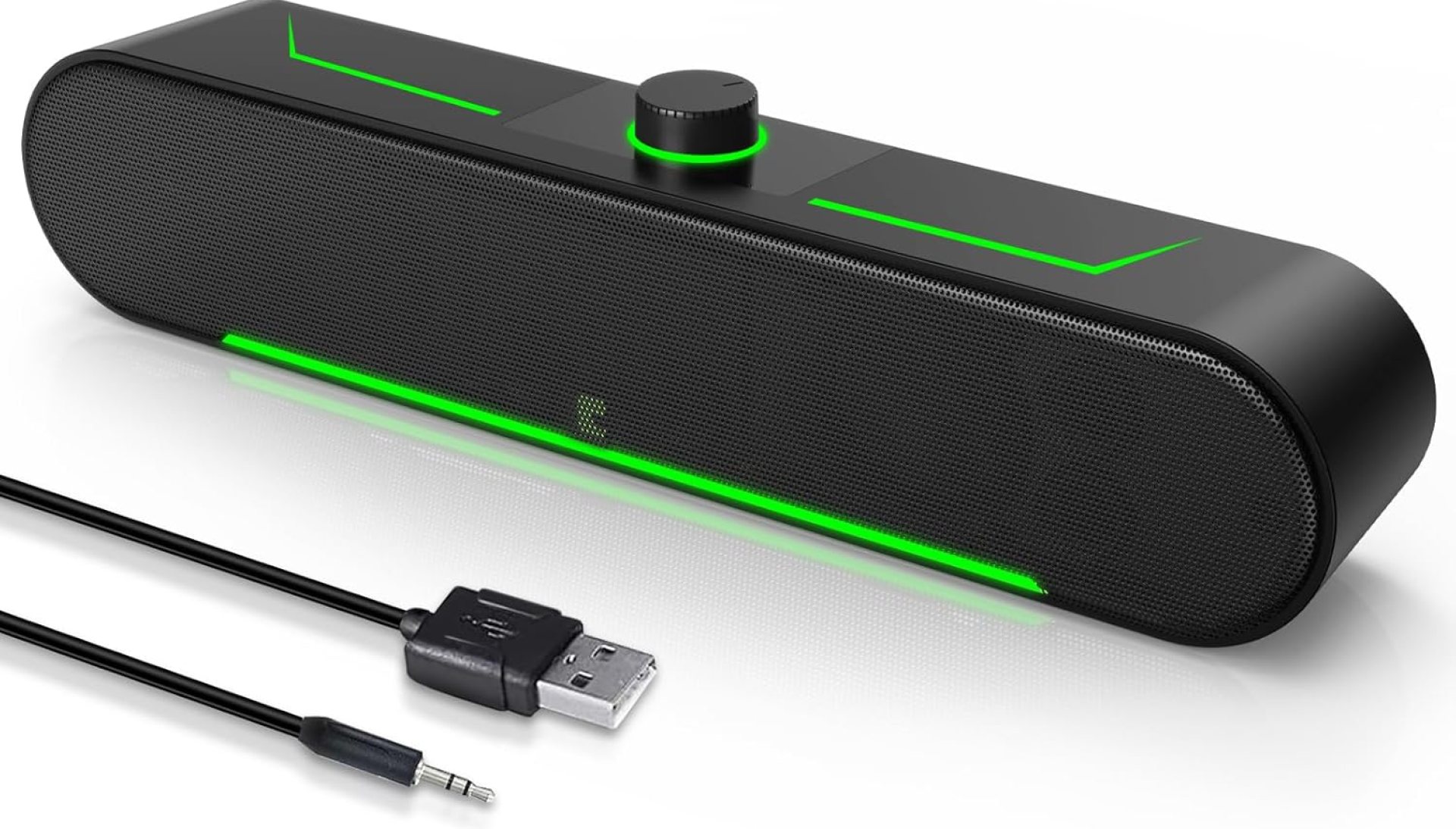 Computer Speakers for Desktop PC Laptop – Wired USB-Powered Sound bar with Clear Sound and Plug-n-Play Convenience, Black Computer Speakers for Desktop PC Laptop – Wired USB-Powered Sound bar with Clear Sound and Plug-n-Play Convenience, Black