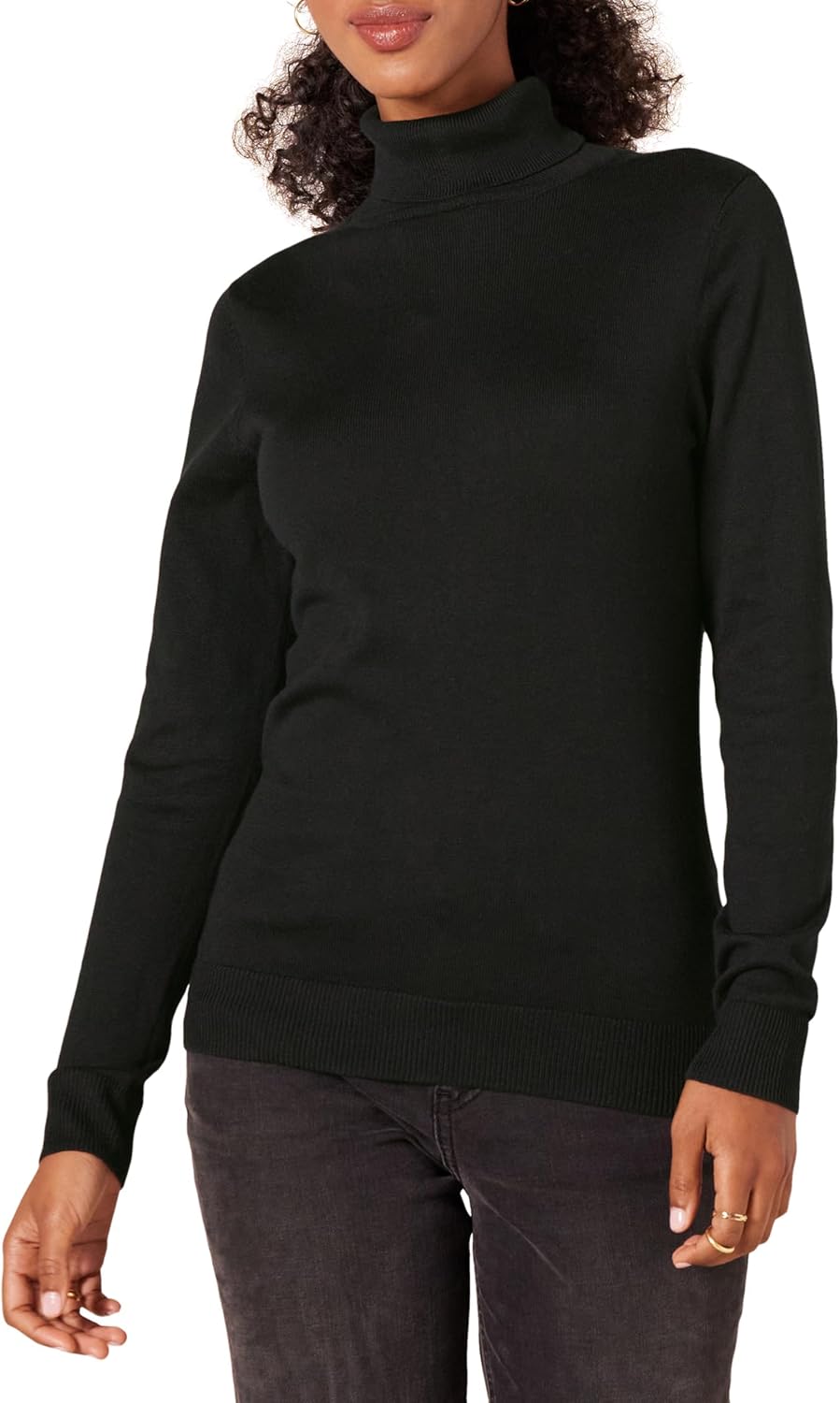 Amazon Essentials Women’s Classic-Fit Lightweight Long-Sleeve Turtleneck Sweater (Available in Plus Size) Amazon Essentials Women’s Classic-Fit Lightweight Long-Sleeve Turtleneck Sweater (Available in Plus Size)