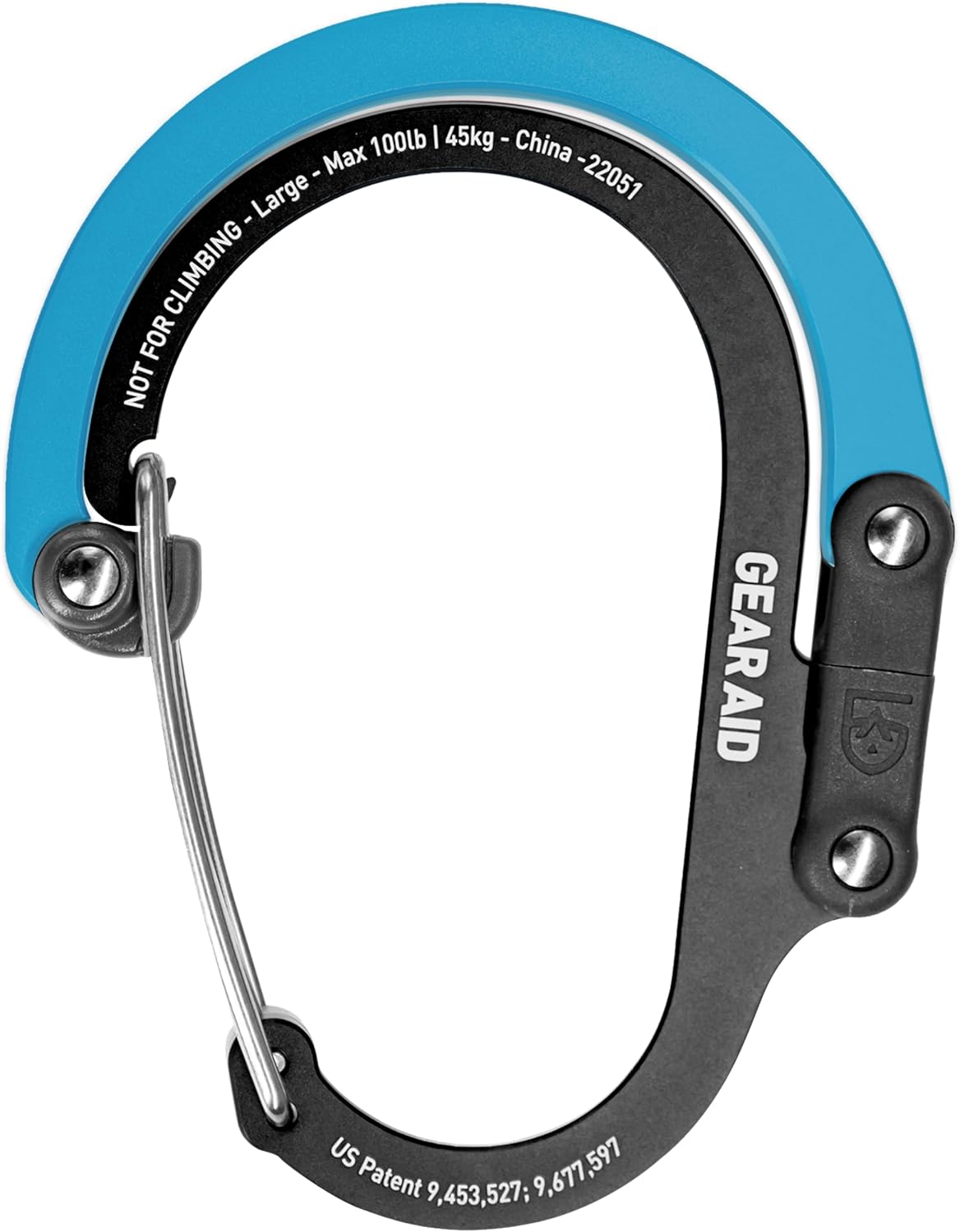 GEAR AID HEROCLIP (Large) Carabiner Gear Clip and Hook for Hanging Heavy Duty Items, Camping Backpacks, Suitcases, Kayaks, Bicycles, Garage Organization and More GEAR AID HEROCLIP (Large) Carabiner Gear Clip and Hook for Hanging Heavy Duty Items, Camping Backpacks, Suitcases, Kayaks, Bicycles, Garage Organization and More