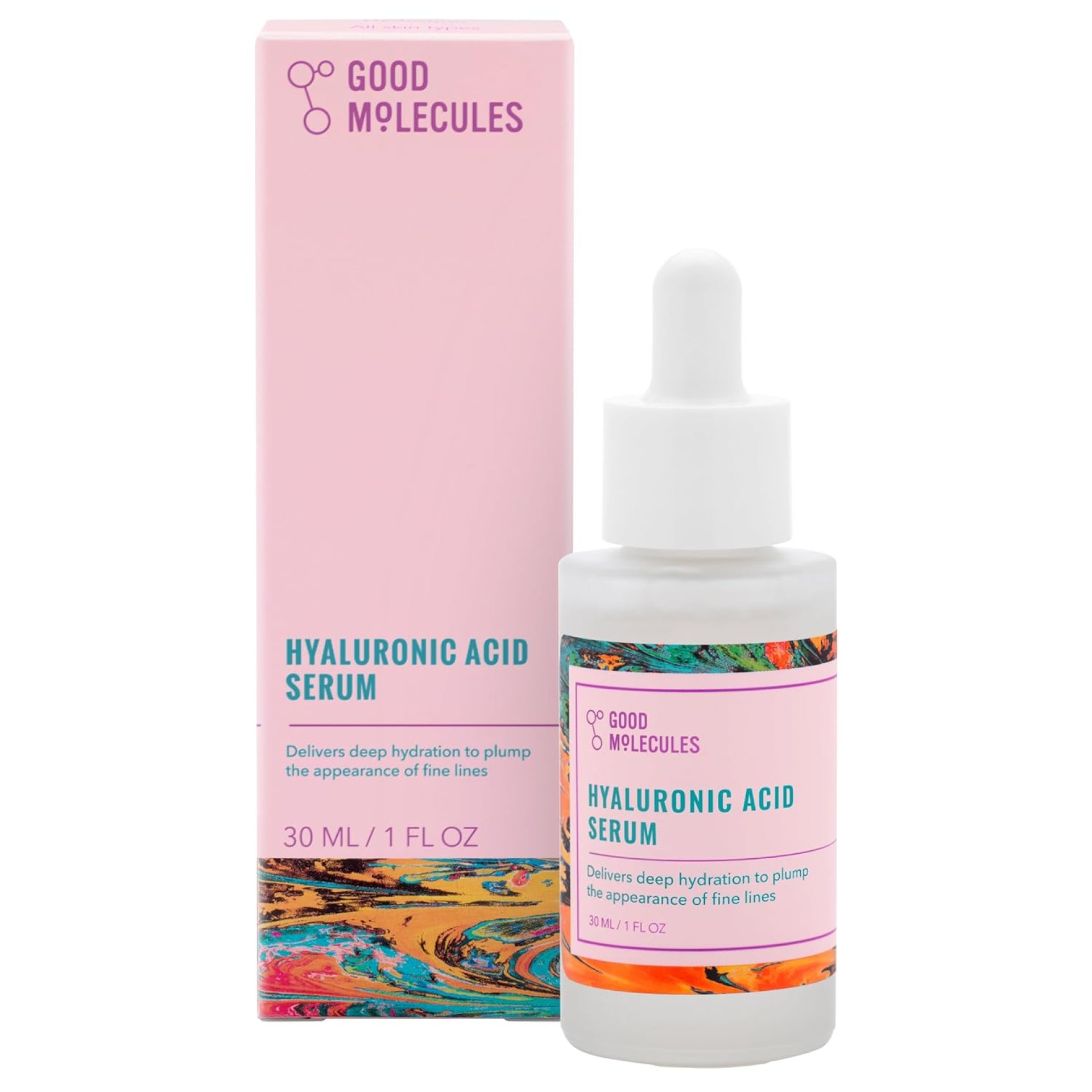 Good Molecules Hyaluronic Acid Serum – Hydrating, Non-greasy formula to Moisturize, Plump – 1% HA, Anti-aging, Water-Based Skincare for Face Good Molecules Hyaluronic Acid Serum – Hydrating, Non-greasy formula to Moisturize, Plump – 1% HA, Anti-aging, Water-Based Skincare for Face