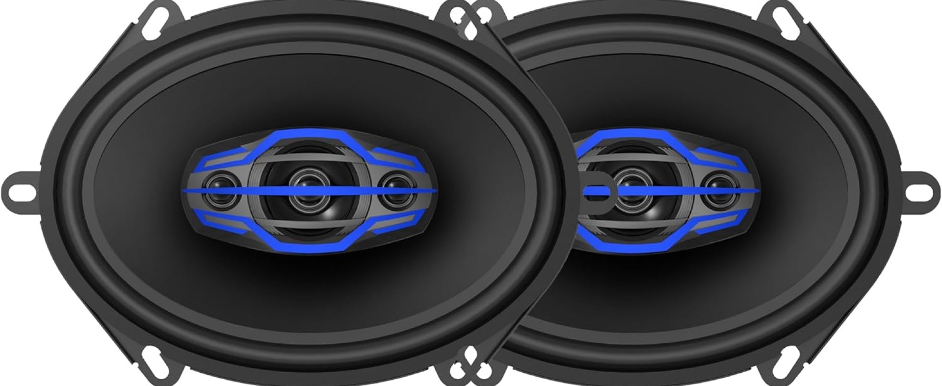 Jensen JS6804 4-Way 5×7 / 6×8 inch 4-Way Car Audio Speakers Pair with 320 Watts Peak Power | 35mm Mylar Balanced Dome Midrange | Two 15mm Piezo Tweeters | Fits Many Ford Vehicles Jensen JS6804 4-Way 5×7 / 6×8 inch 4-Way Car Audio Speakers Pair with 320 Watts Peak Power | 35mm Mylar Balanced Dome Midrange | Two 15mm Piezo Tweeters | Fits Many Ford Vehicles